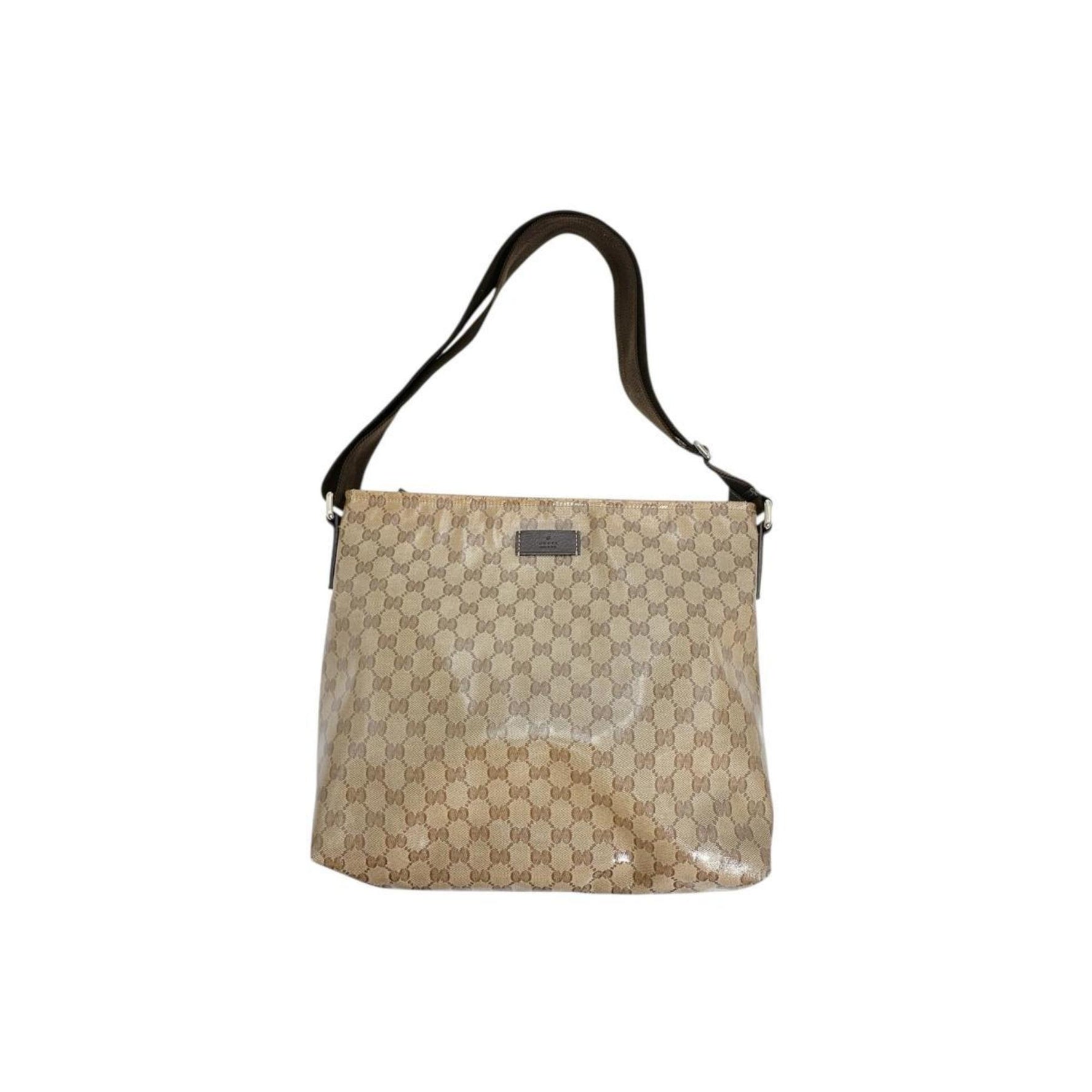 GUCCI Shoulder Bag, Crystal GG Coated Canvas