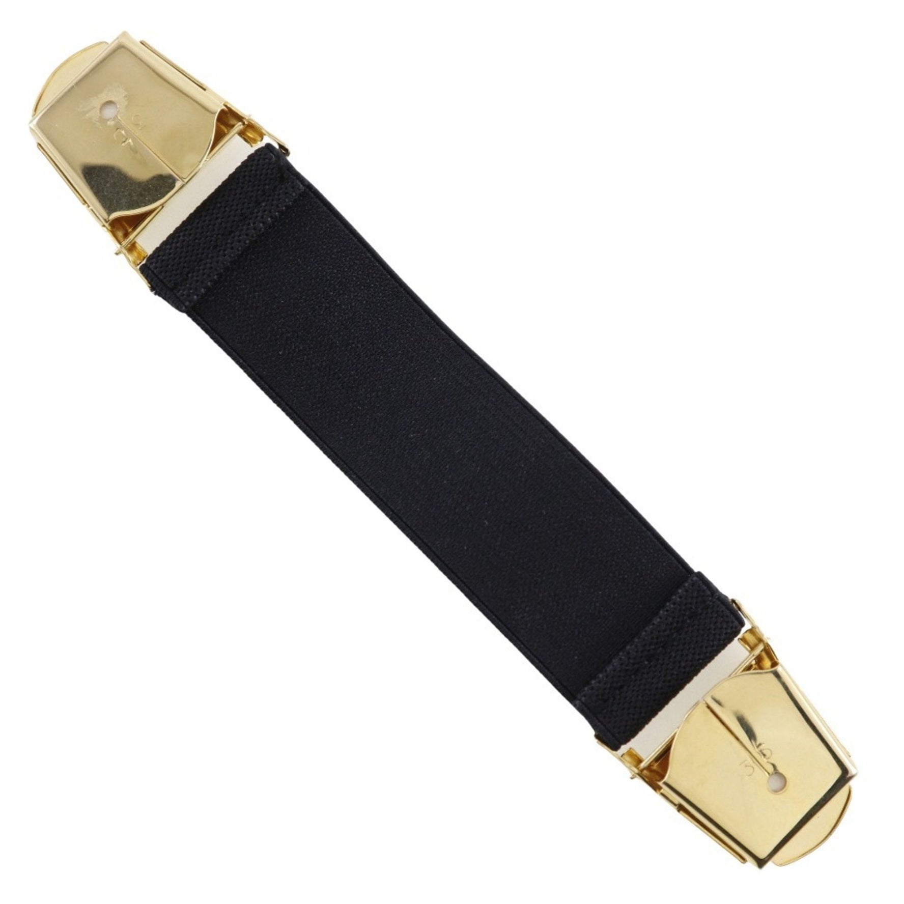 CHANEL Armband Clip Rubber x Gold Plated Black Arm band