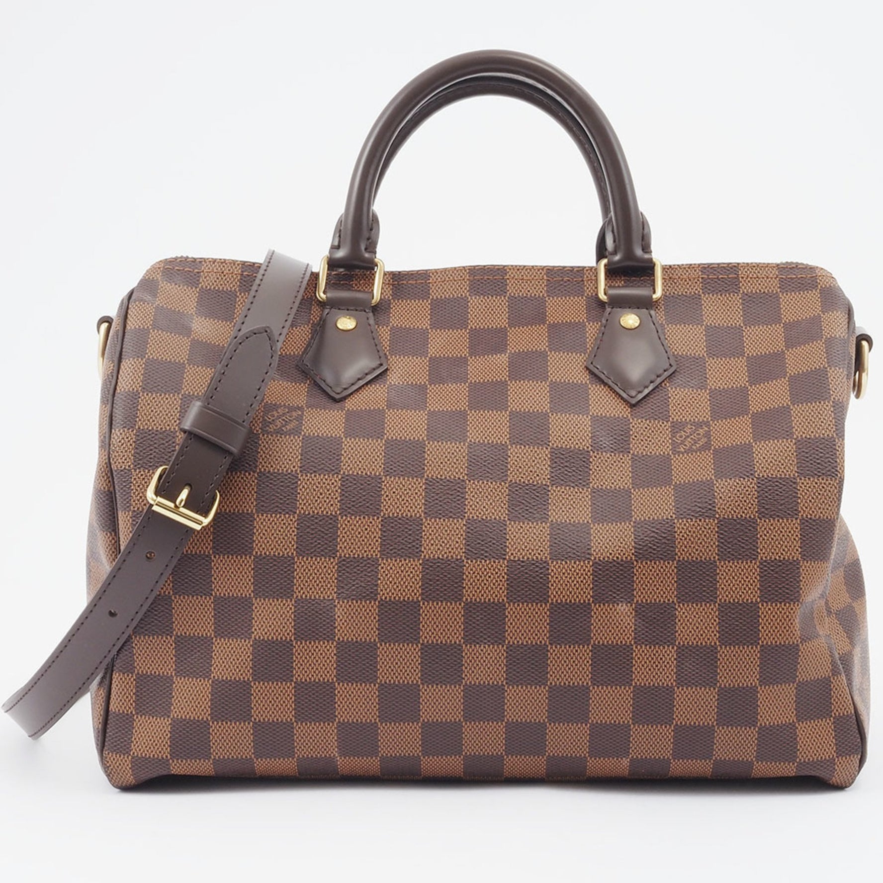 Louis Vuitton Keepall Bandouliere 30 Boston Bag Damier Ebene Handbag