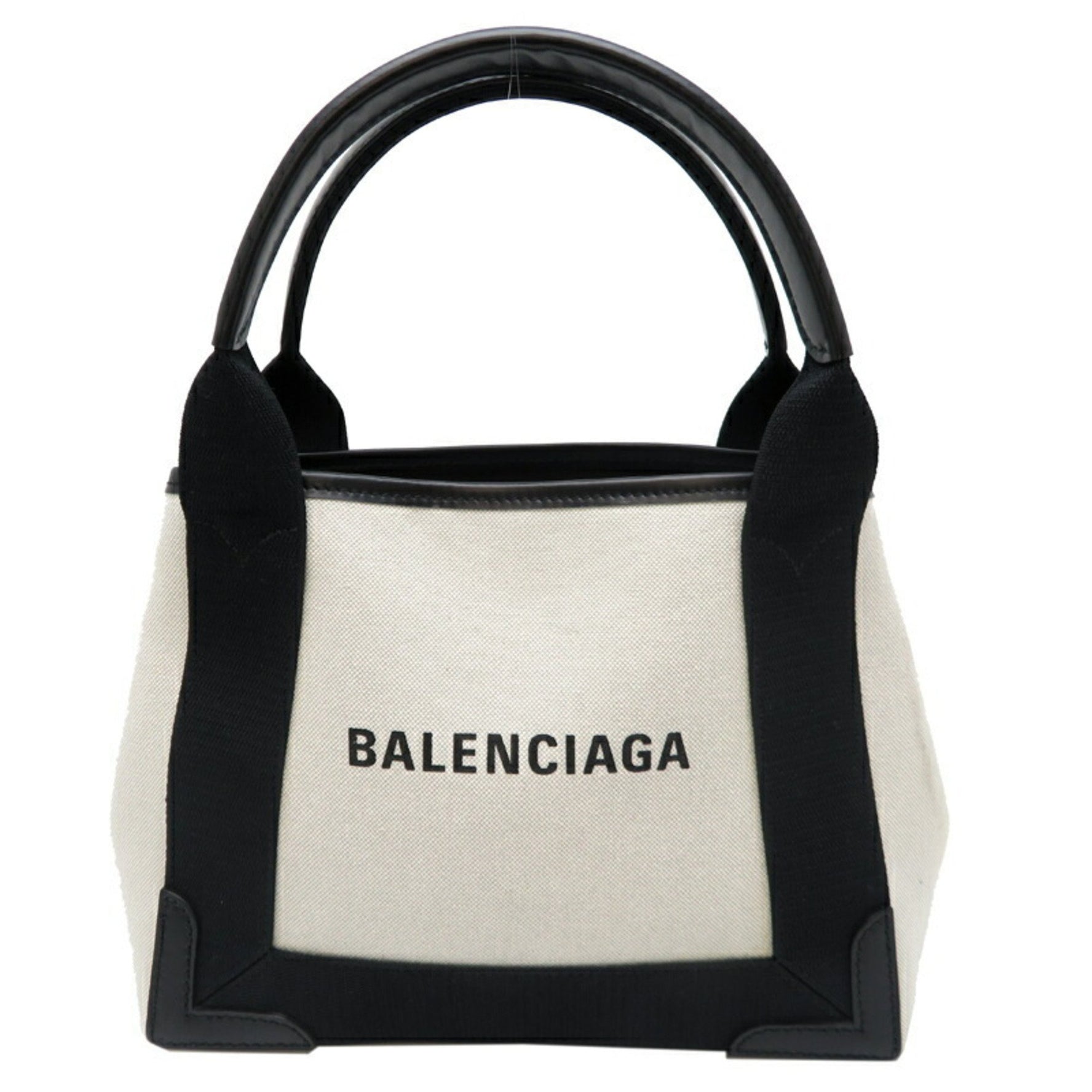 Balenciaga Navy Cabas XS Tote Bag Canvas Grey