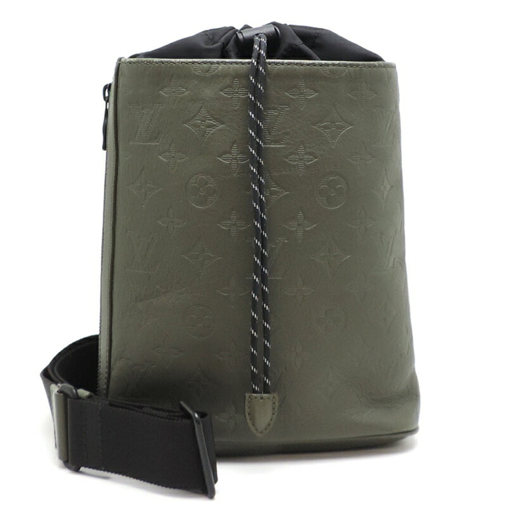 Louis Vuitton Chalk Sling Bag Shoulder Monogram Shadow