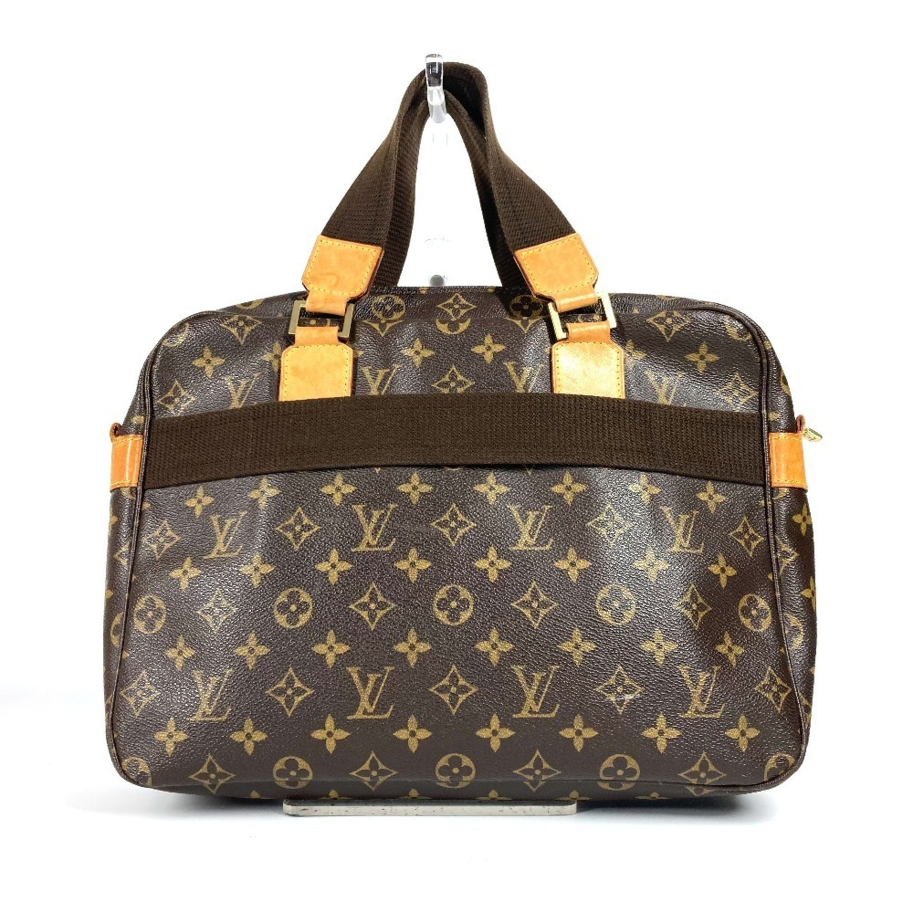 Louis Vuitton Monogram Sac Bosphore Handbag Tote Bag Business Canvas Men's Brown