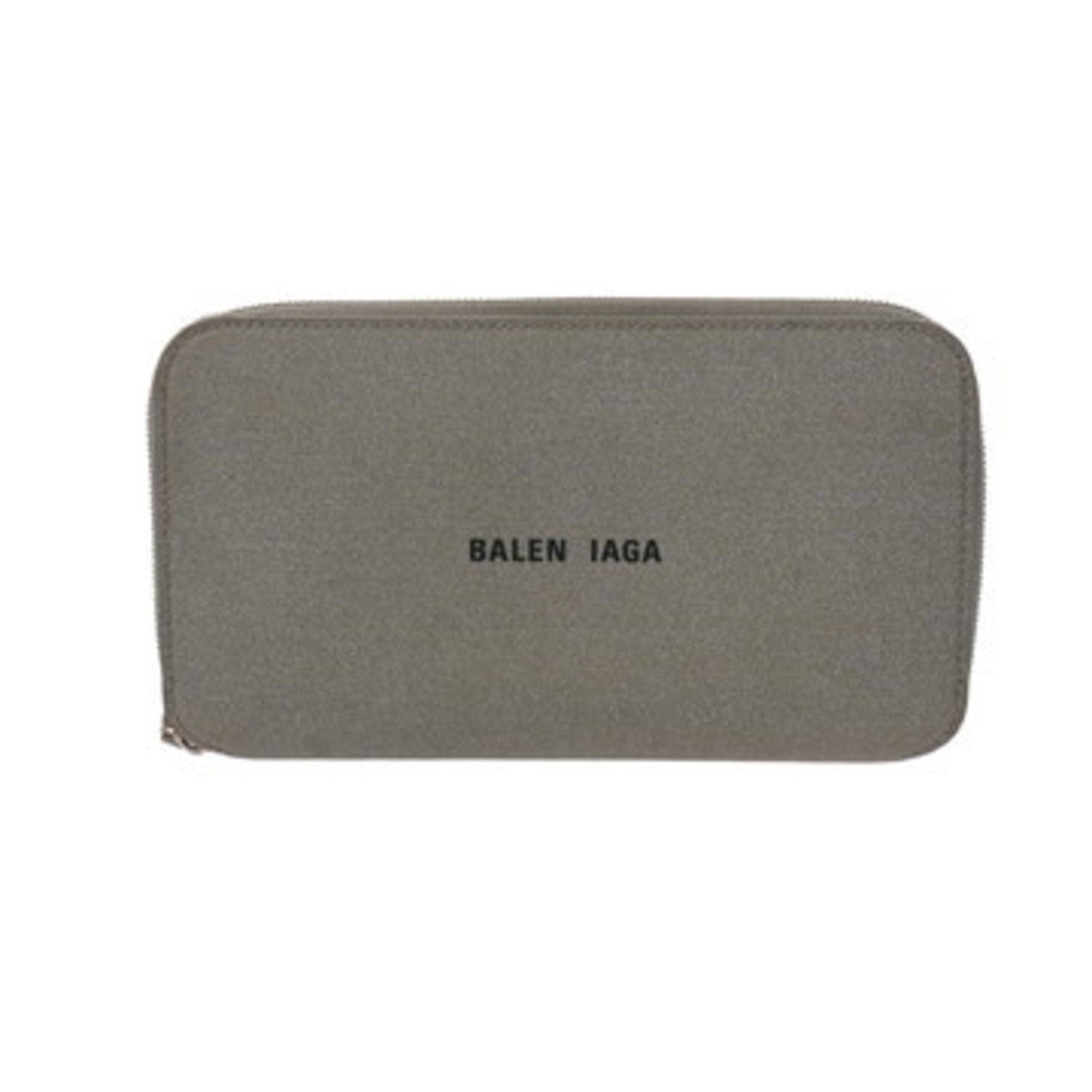 BALENCIAGA Zip-Around Wallet with Hardware, Glitter Material, Long