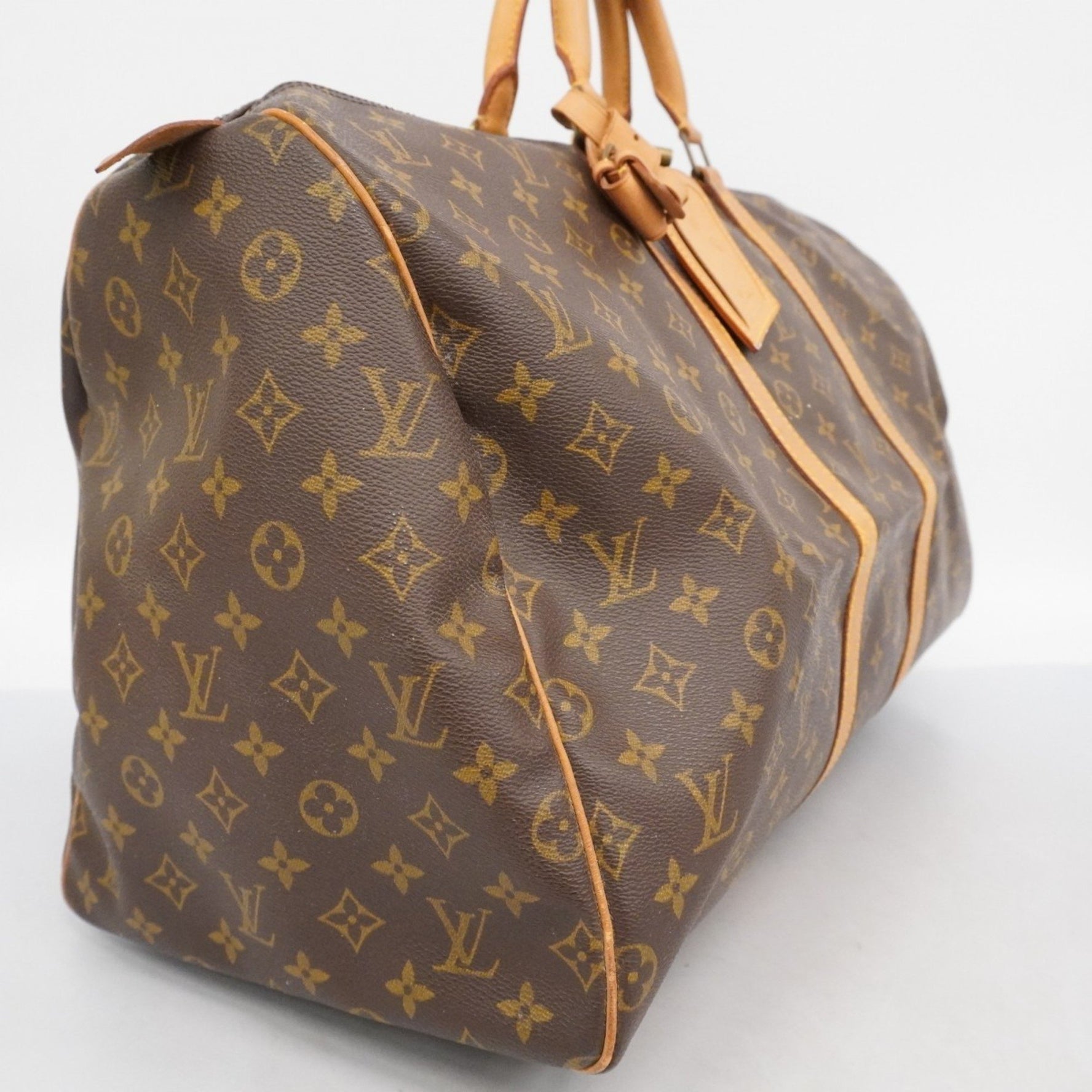 Louis Vuitton Monogram Keepall 55 Boston Bag Men's and