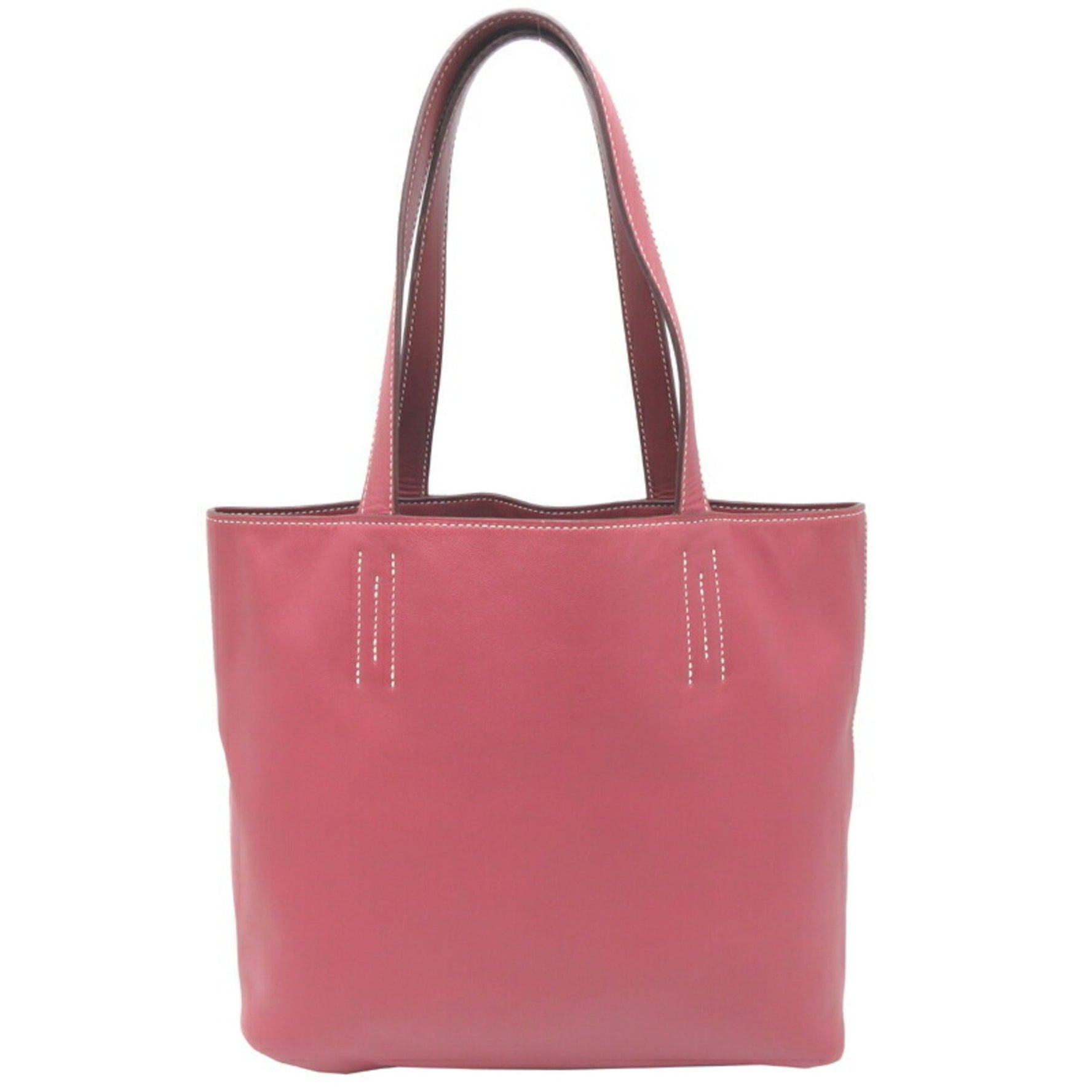 Hermes Double Sens 28 □J stamp 2006 Ladies Tote Bag Swift Red