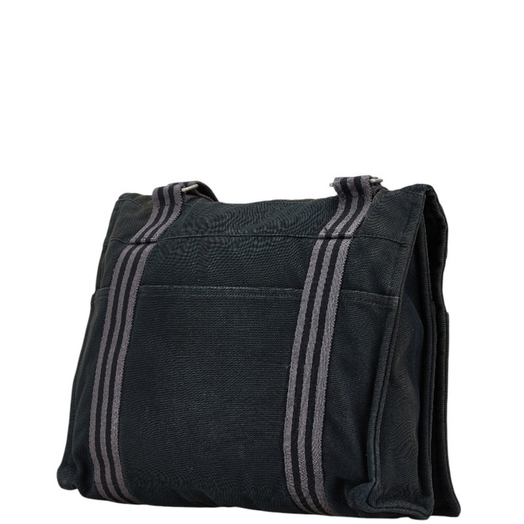 Hermes Foultou Bassus MM Shoulder Bag Canvas