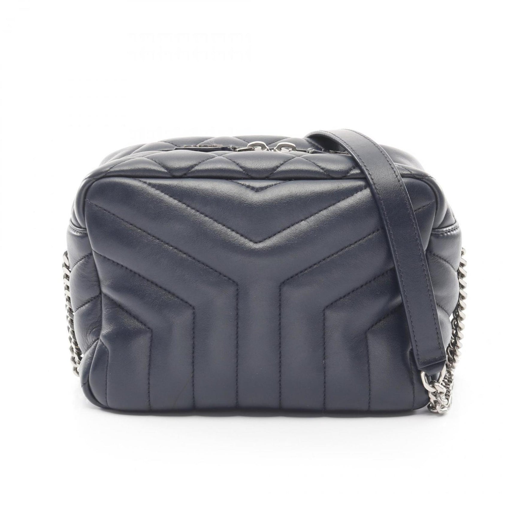 Saint Laurent Lulu Bowling Shoulder Bag Leather