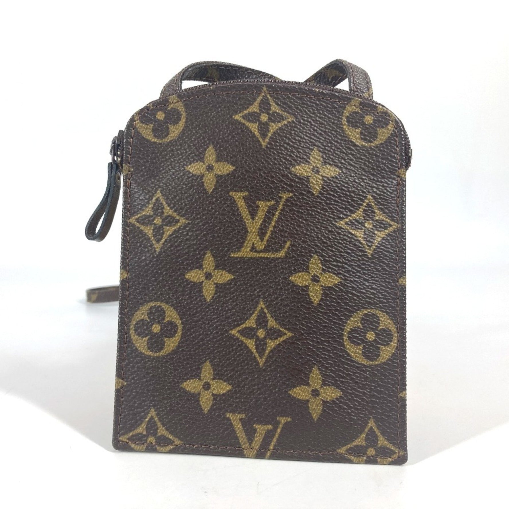 Louis Vuitton Monogram Pochette Secret Bag Crossbody Shoulder Canvas Men's