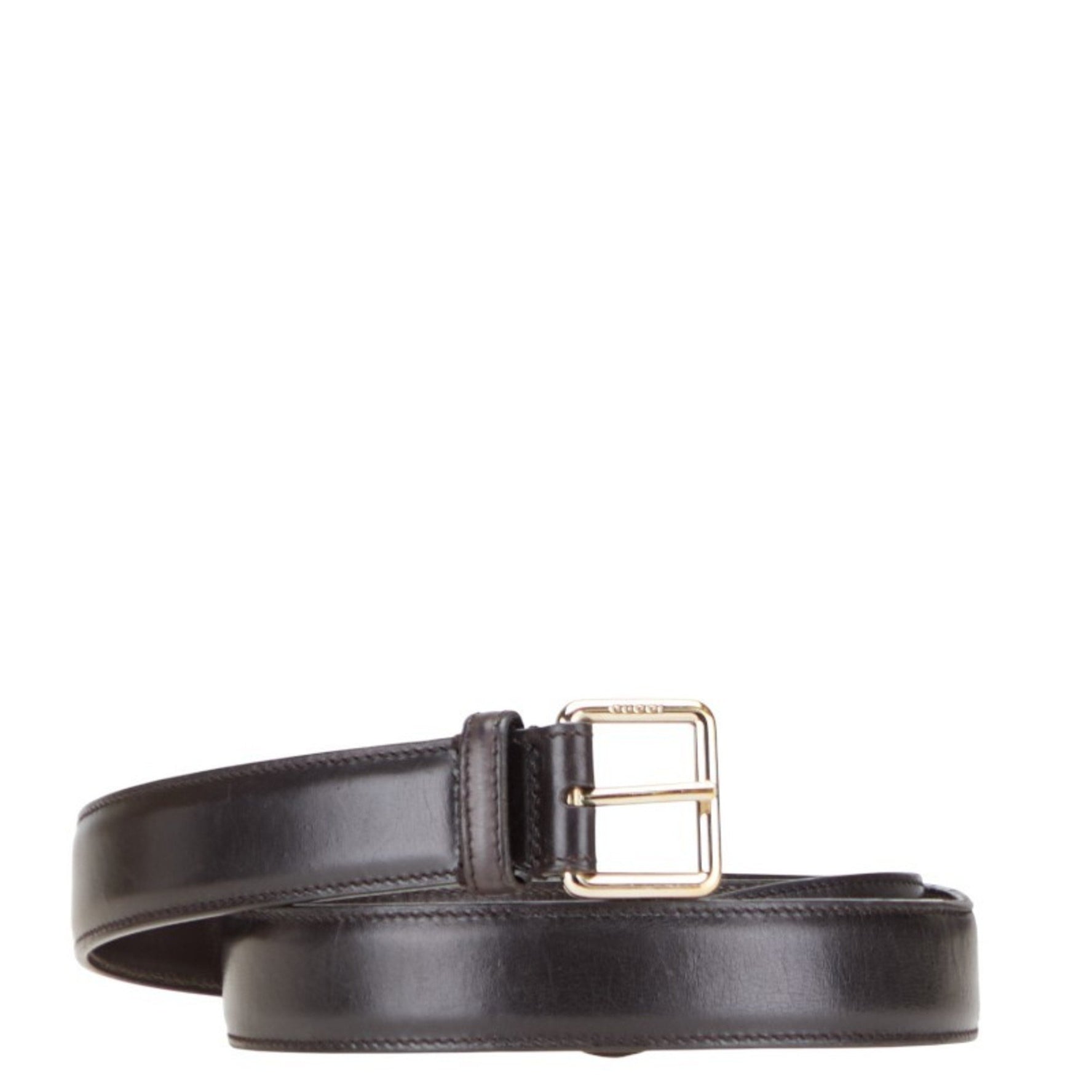 Gucci Belt 85.34 Leather Plated