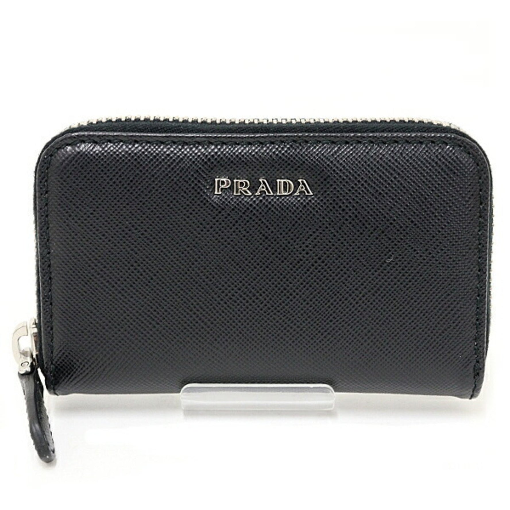 PRADA Padlock Holder PORTA LUCCHETTI Saffiano NERO