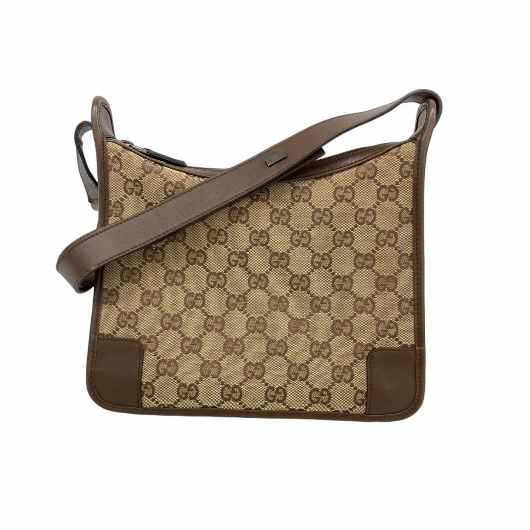 Gucci GG Canvas Shoulder Bag 001 4206
