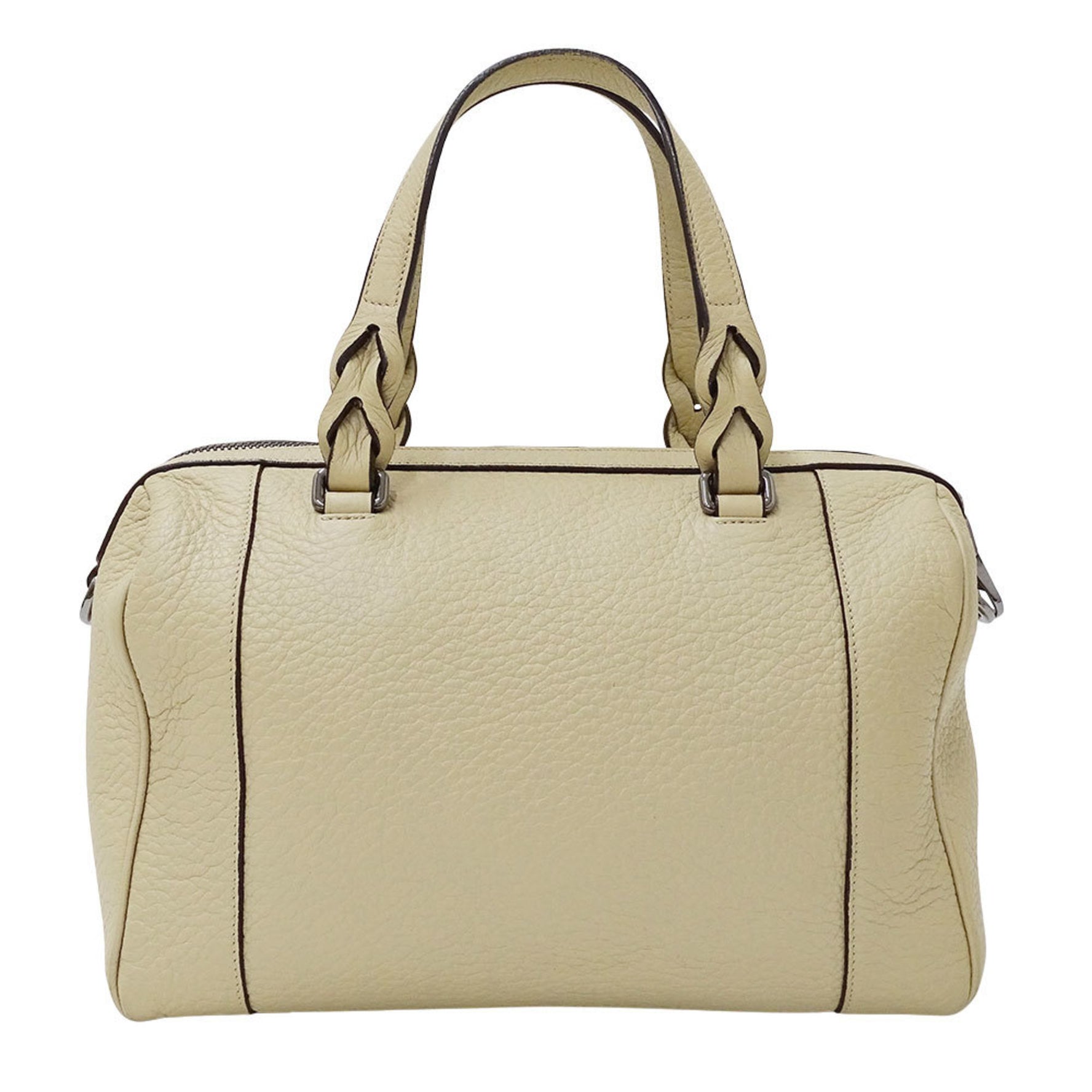 LOEWE Anagram Fusta 25 Leather Mini Boston Bag, Handbag, Shoulder Crossbody Bag