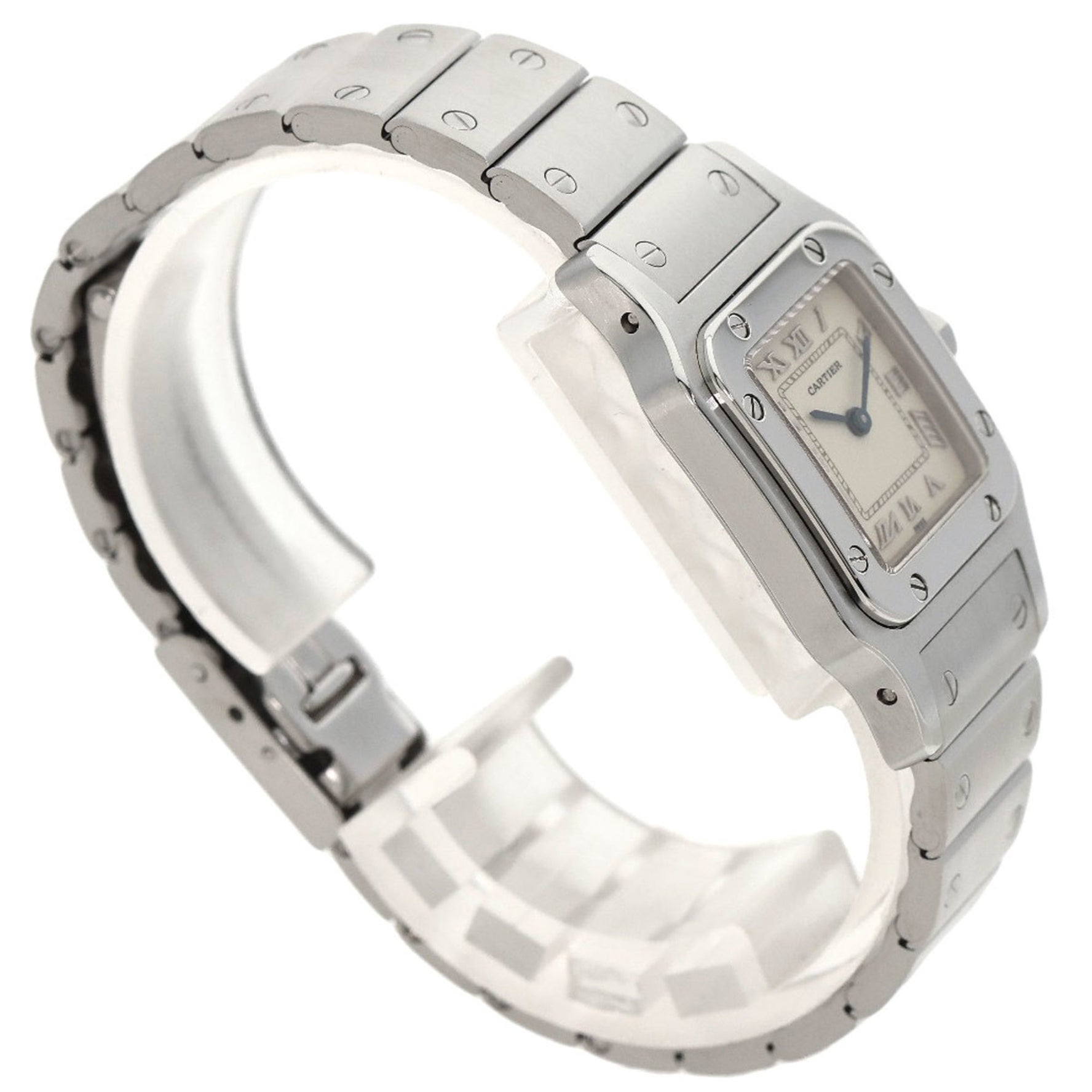 Cartier Santos Galbe SM Watch Stainless Steel SS Ladies