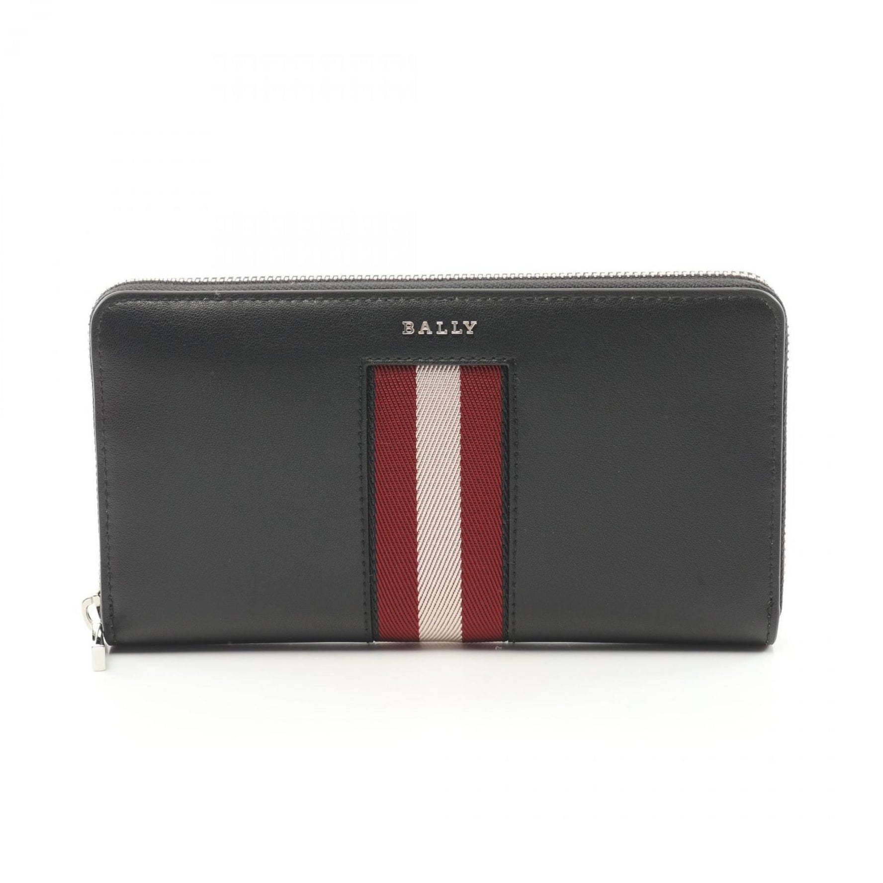 BALLY Round Long Wallet Leather