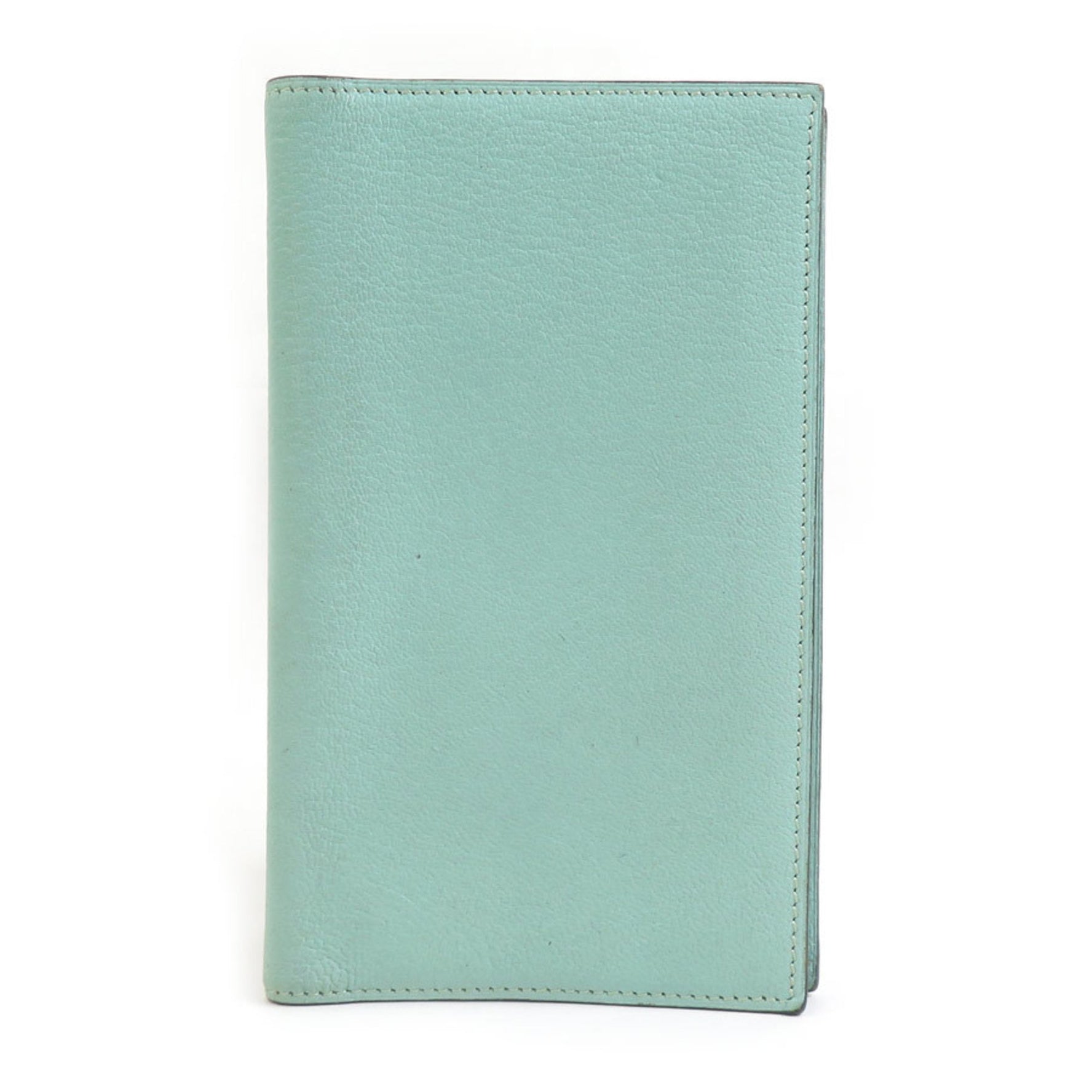 Hermes Notebook Cover Leather Ice Silver Men's