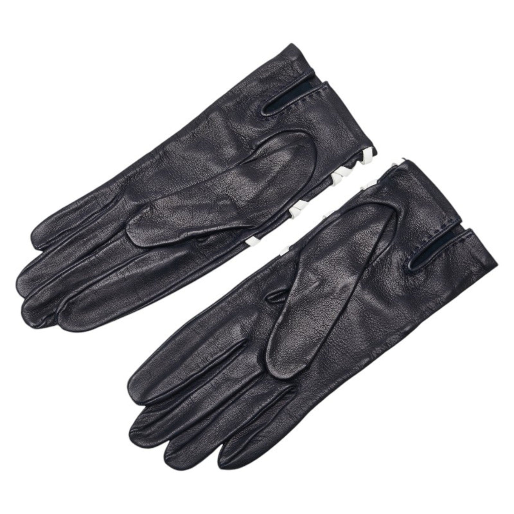 Hermes Serie Button Gloves Size: 7 Leather