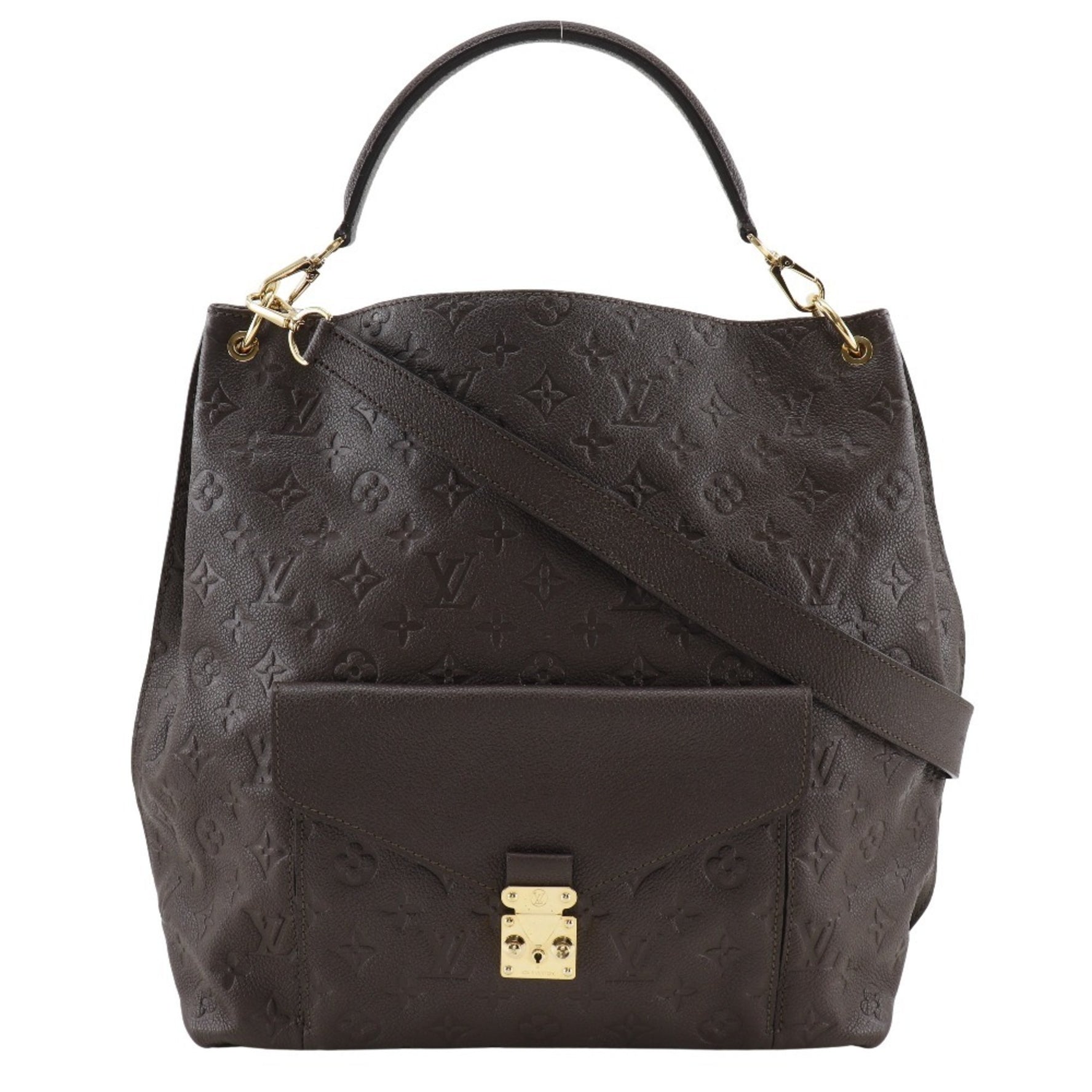 Louis Vuitton Metis Shoulder Bag Monogram Empreinte Terre 2013 Brown