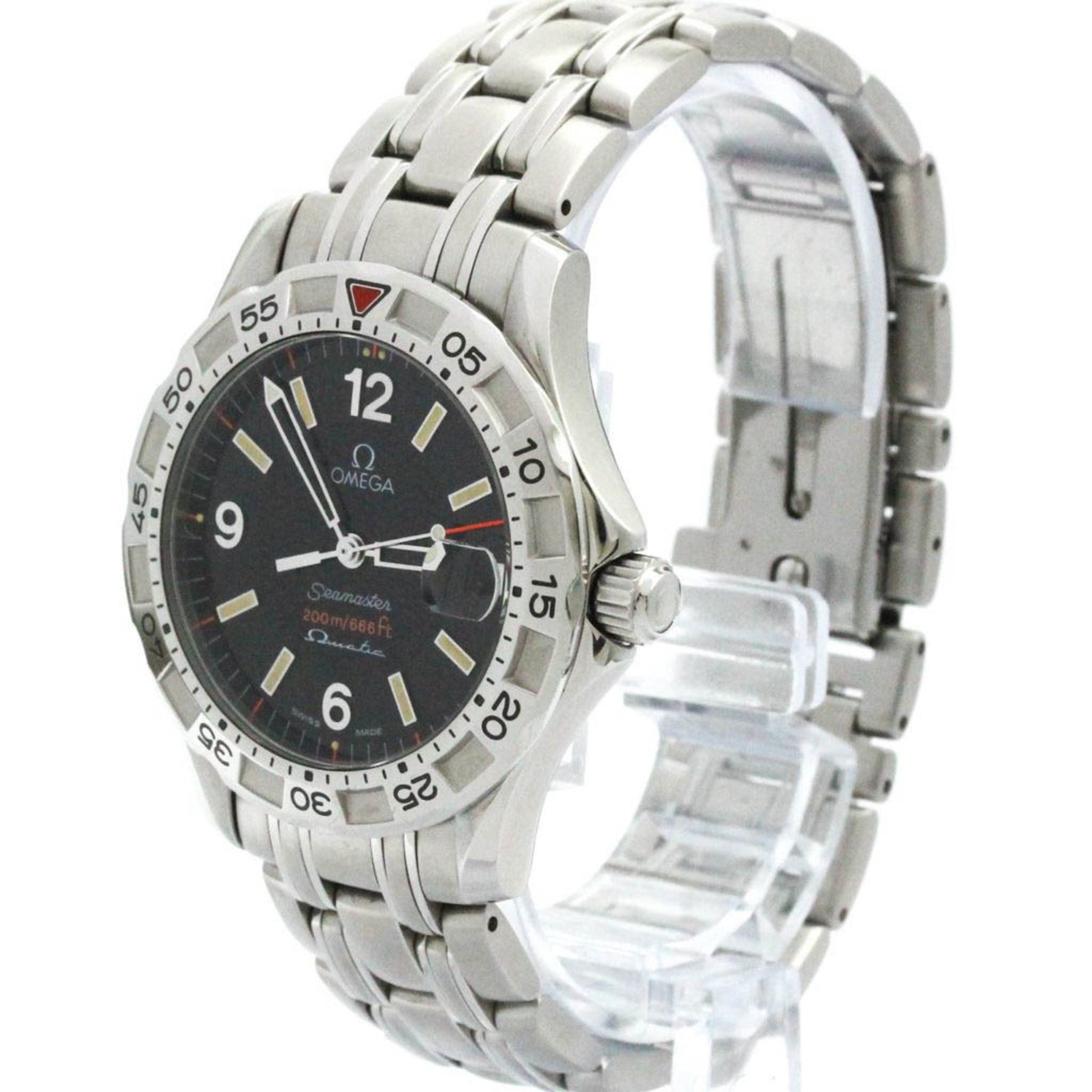 Polished OMEGA Seamaster Omegamatic Auto Quartz Limited Watch 2516.50