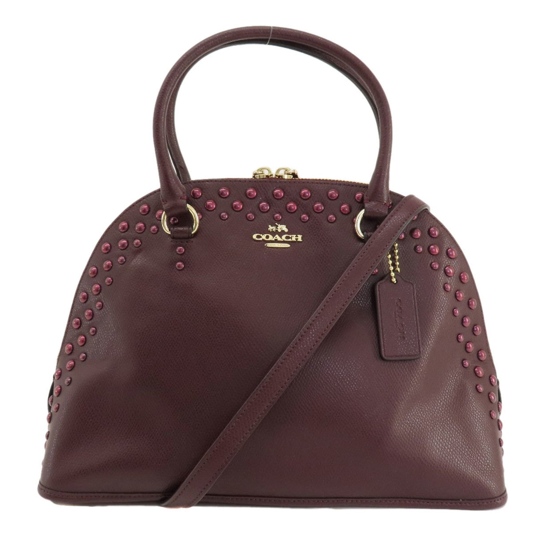 Coach handbag leather ladies