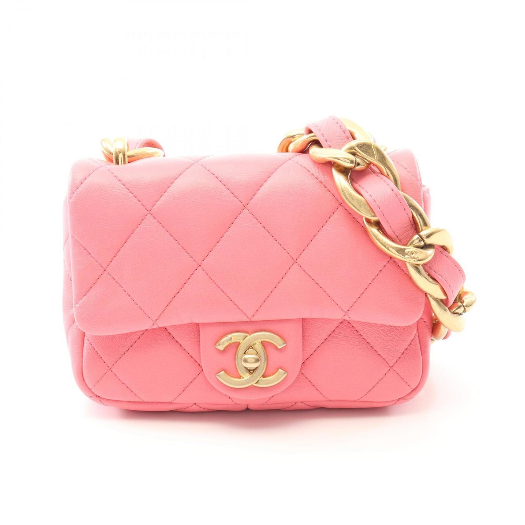 CHANEL Matelasse Shoulder Bag, Lambskin Leather