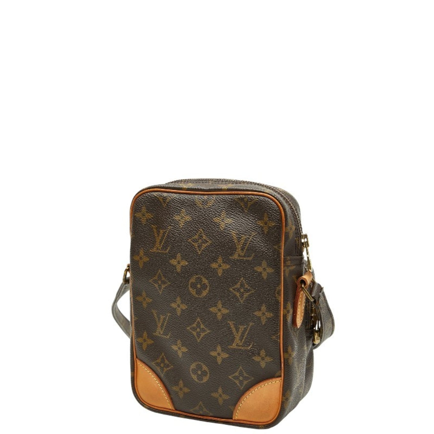 Louis Vuitton Monogram Amazon Crossbody Shoulder Bag Brown Leather LOUIS VUITTON