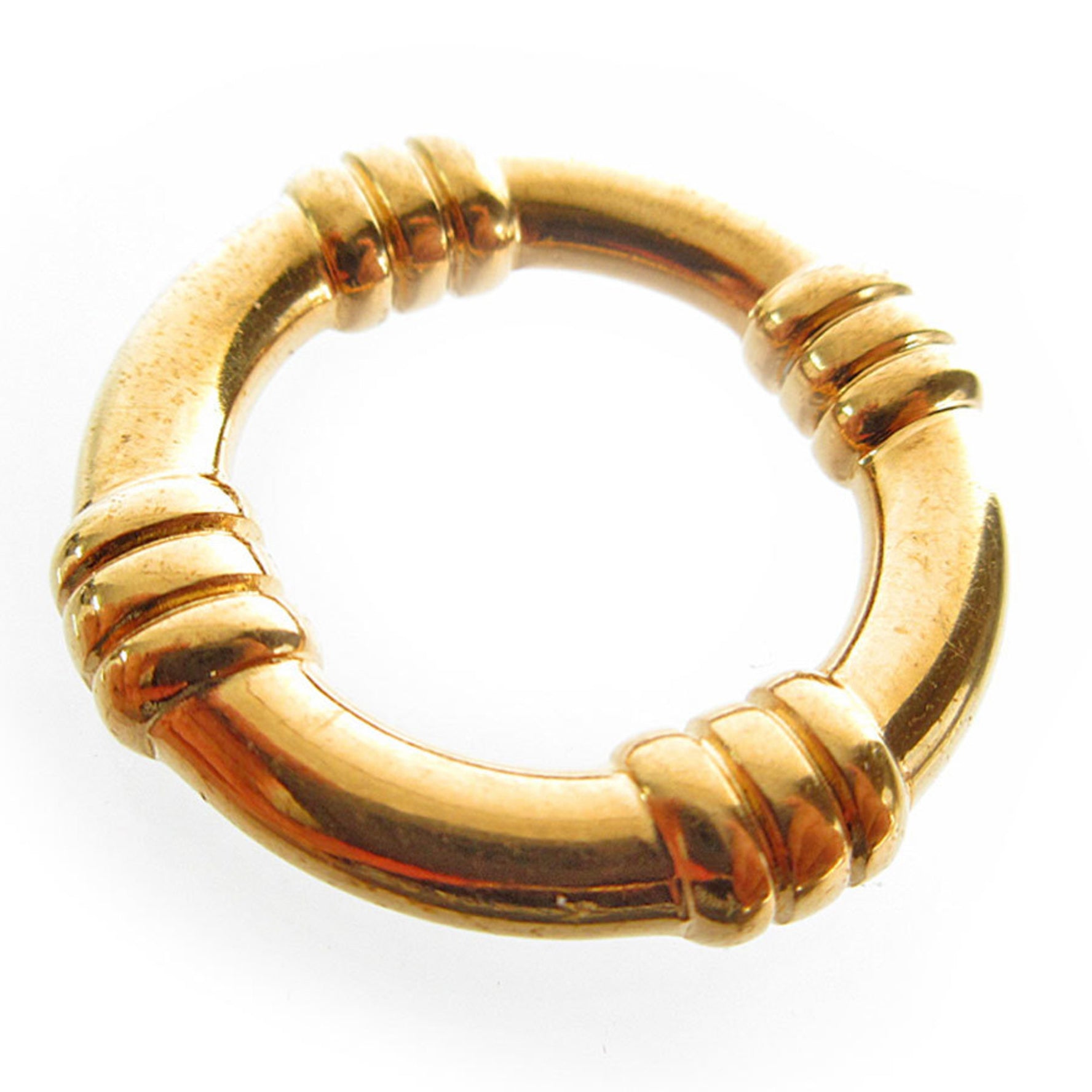 Hermes scarf muffler ring metal ladies