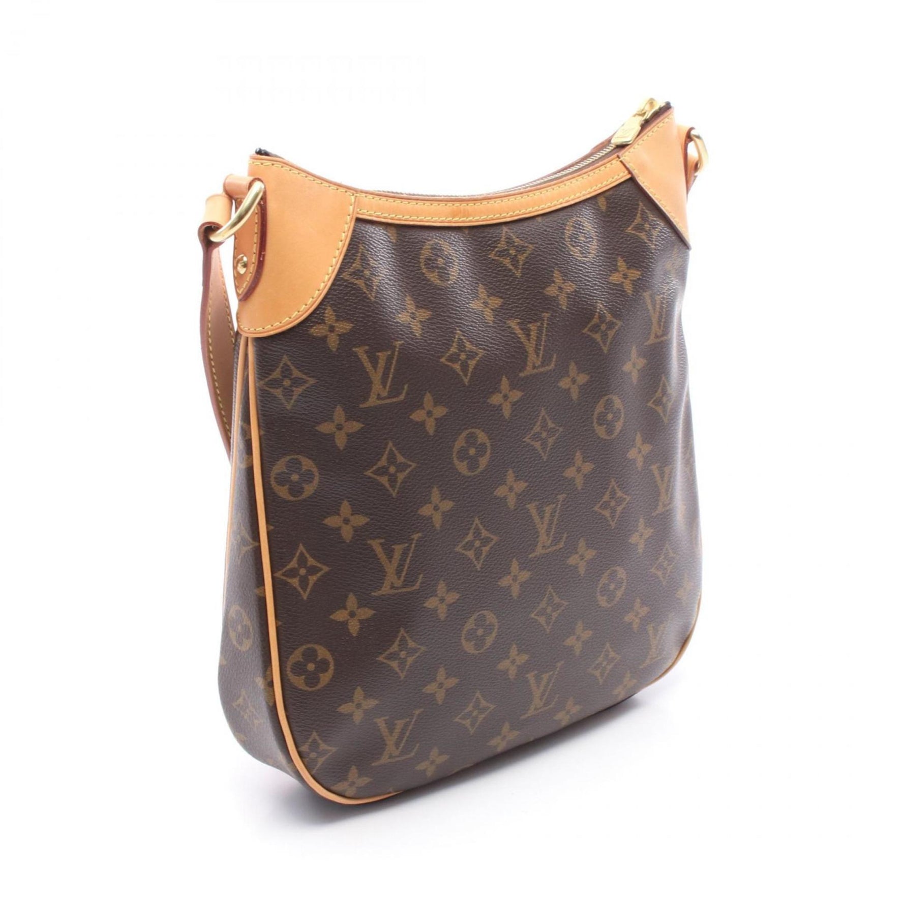 Louis Vuitton Odeon PM Shoulder Bag in Coated Canvas and Leather with Monogram Design