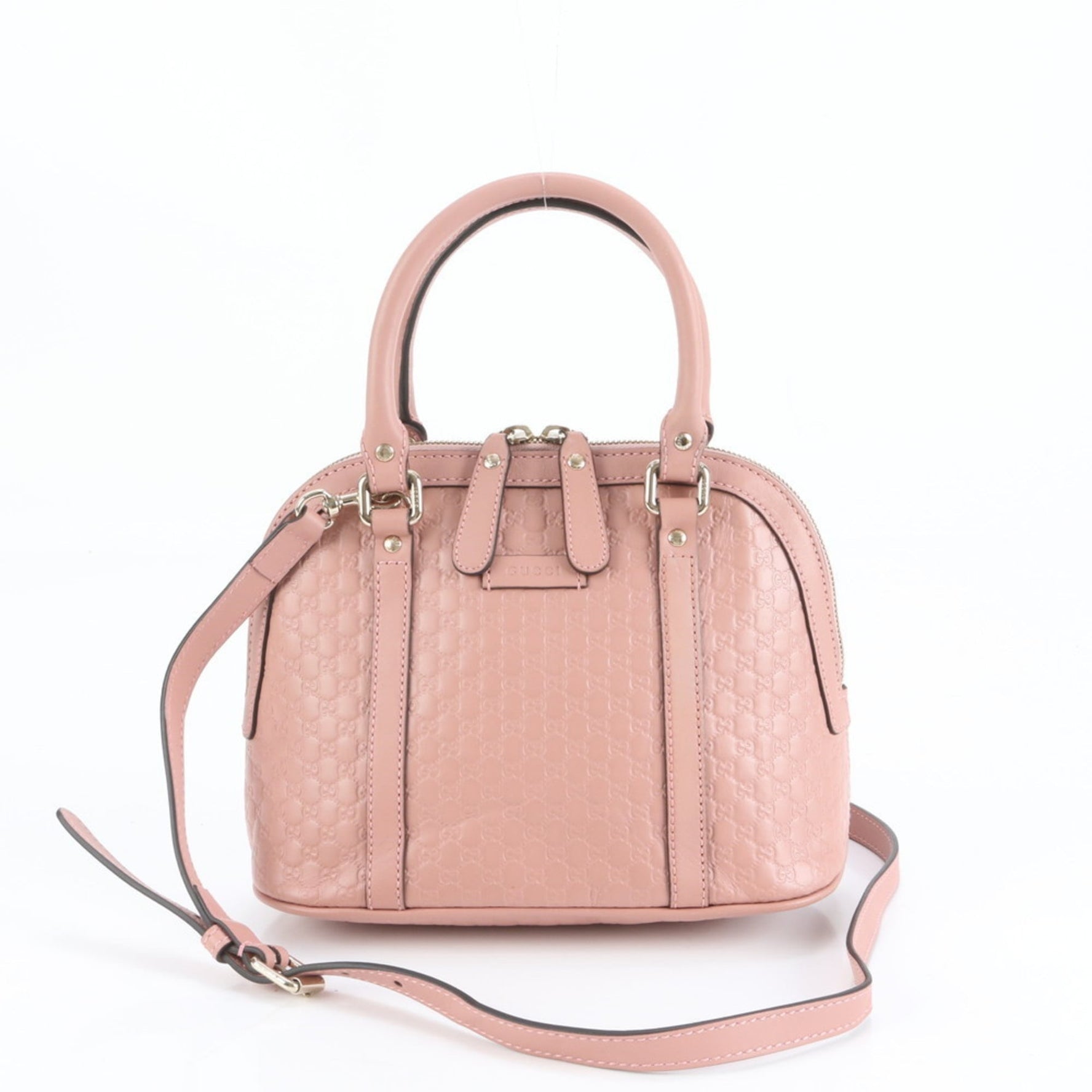 Gucci Micro Guccissima Leather Shoulder Bag with Control Card