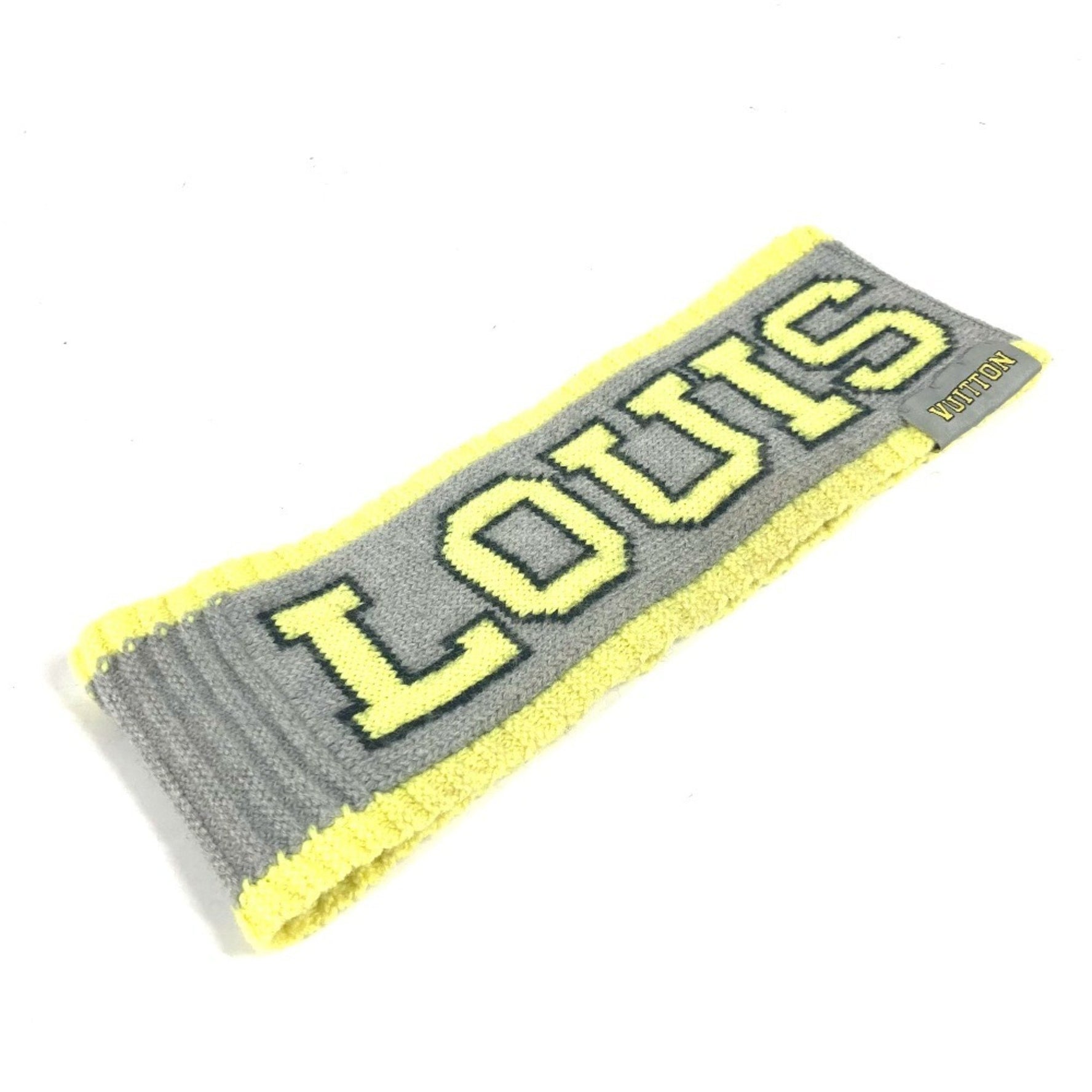 Louis Vuitton FLUORUI HEADBAND HAIR BAND WOOL MEN WOMEN YELLOW