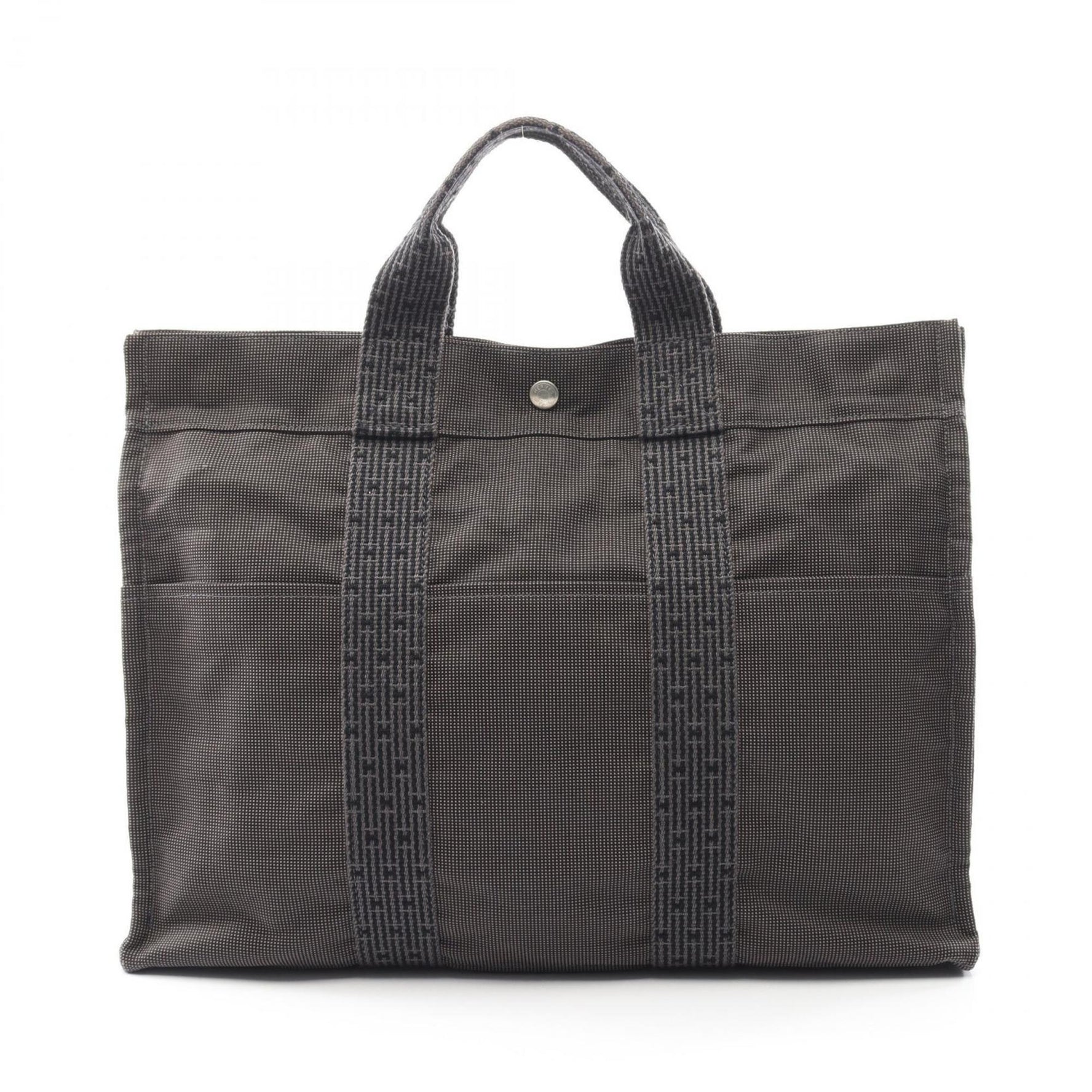 Hermes Hermès Air Line MM Tote Bag, Nylon Canvas, Men's and