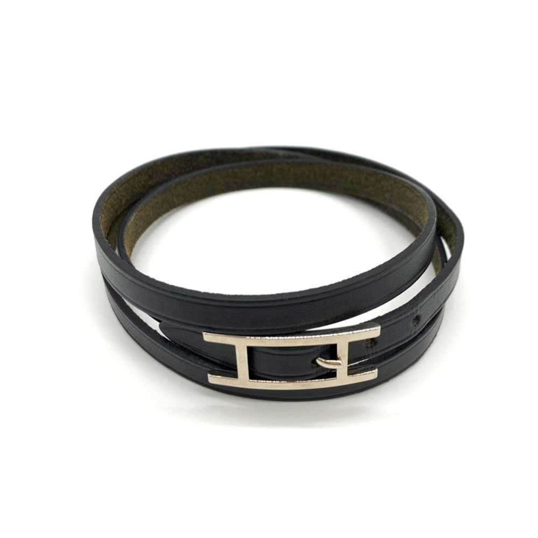 Hermes Accessories Bracelet Bangle H Motif Leather