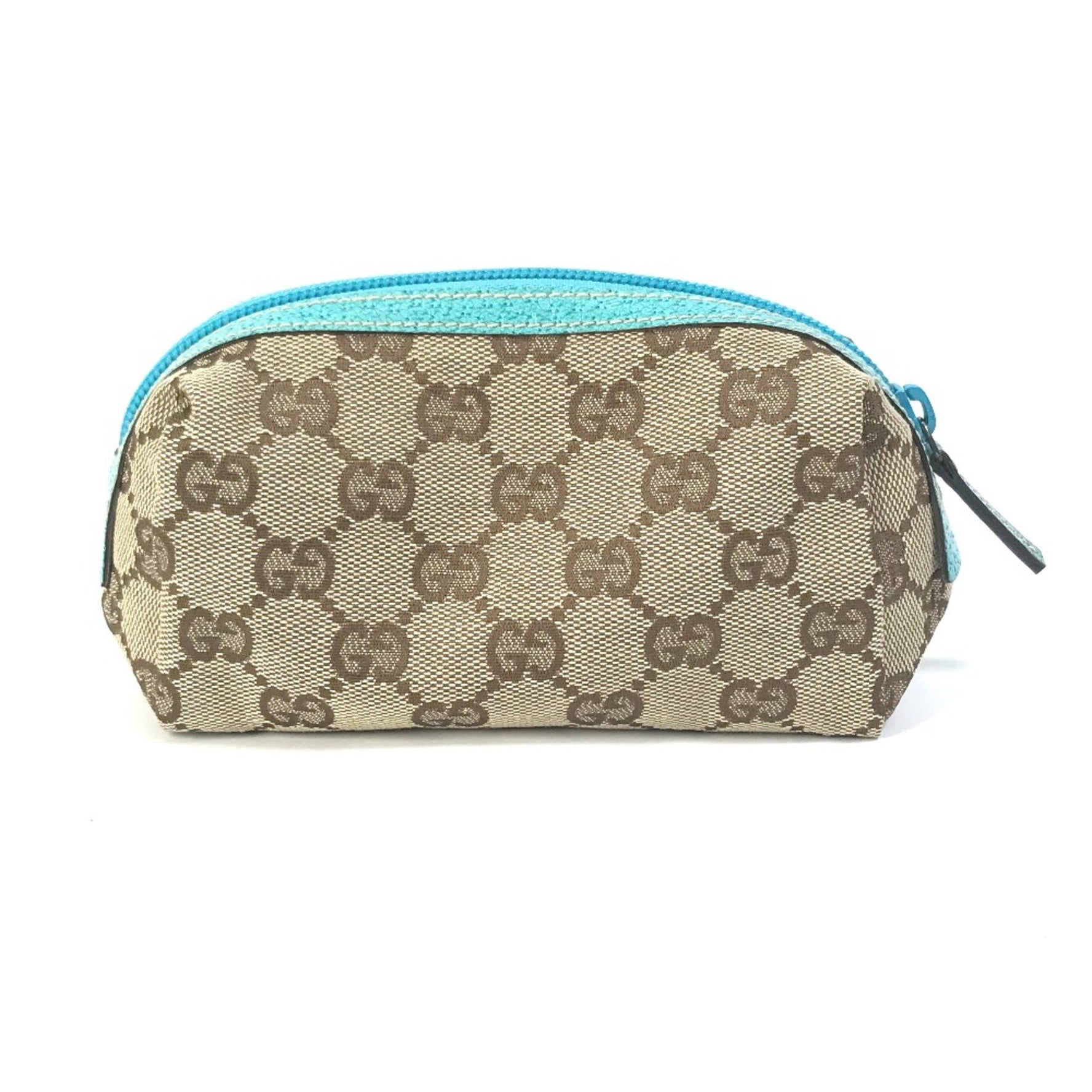 Gucci GG Cosmetic pouch Small case Cosmetics Pouch x blue