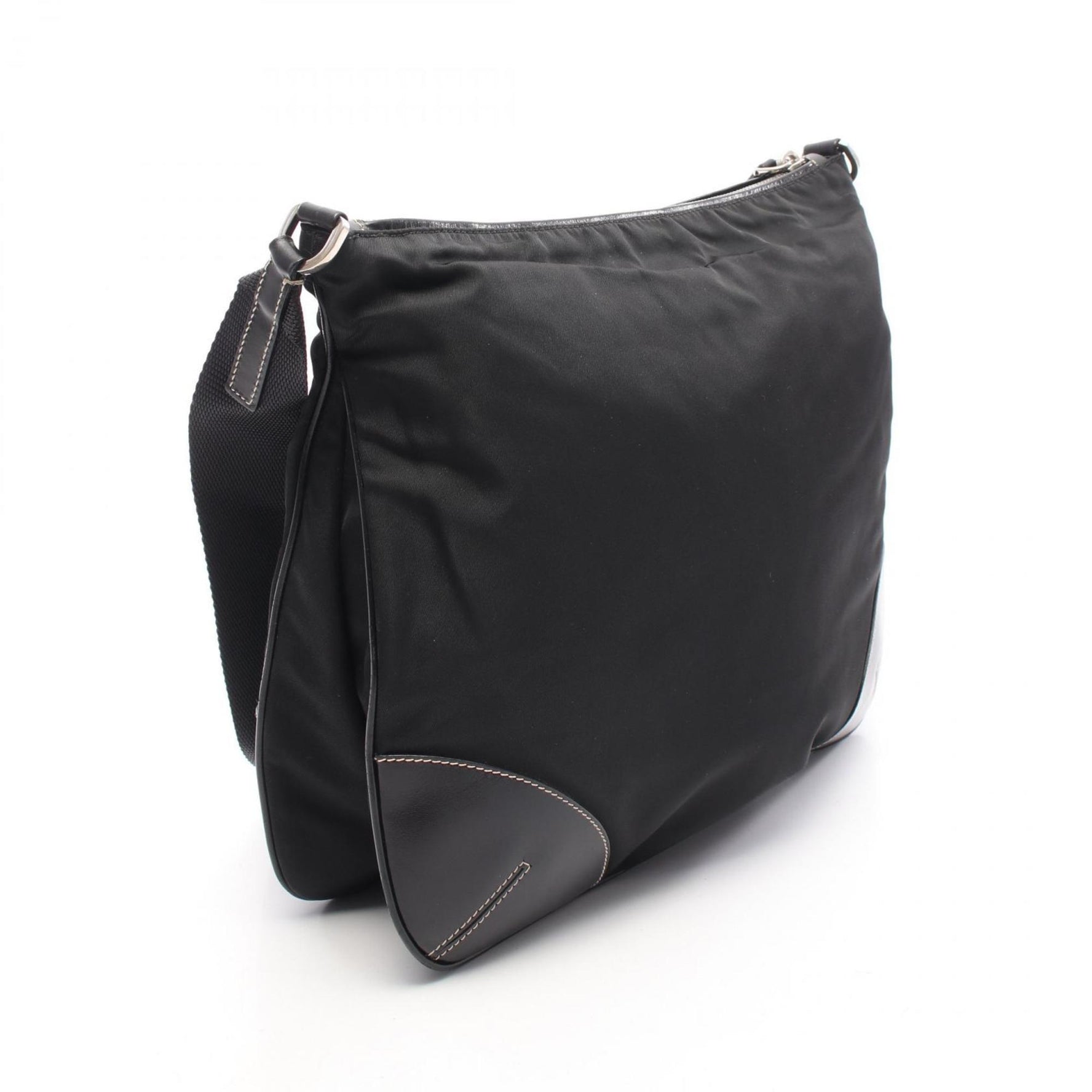 Prada TESSUTO LIGHT Shoulder Bag, Nylon and Leather