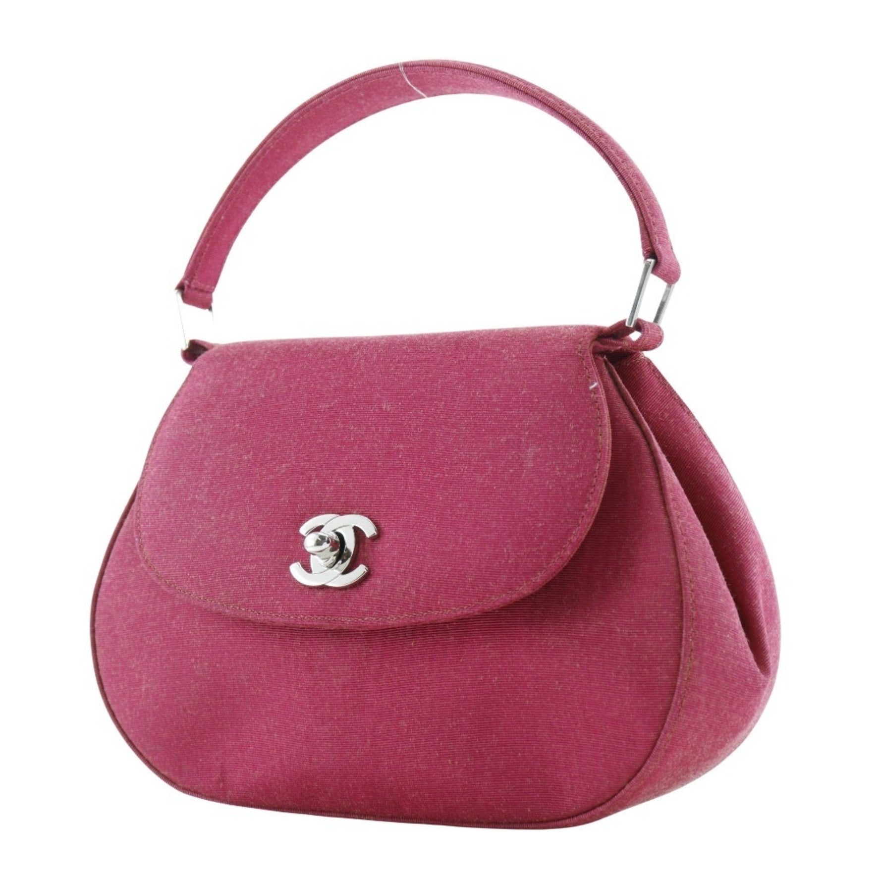 CHANEL Coco Handle Handbag - Cotton Turnlock Mini
