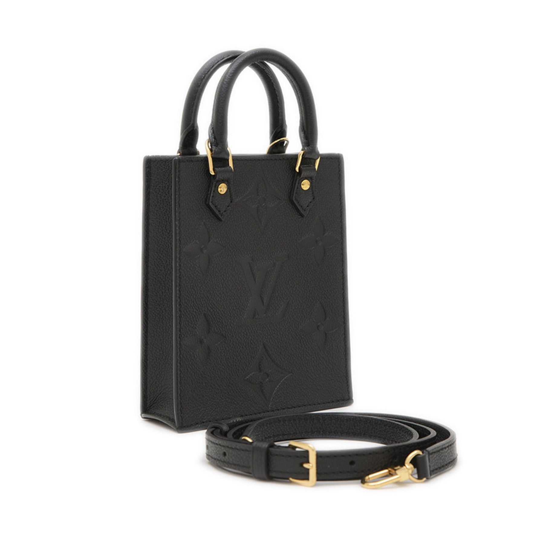 Louis Vuitton Monogram Empreinte Petite Sac Plat Bag Shoulder