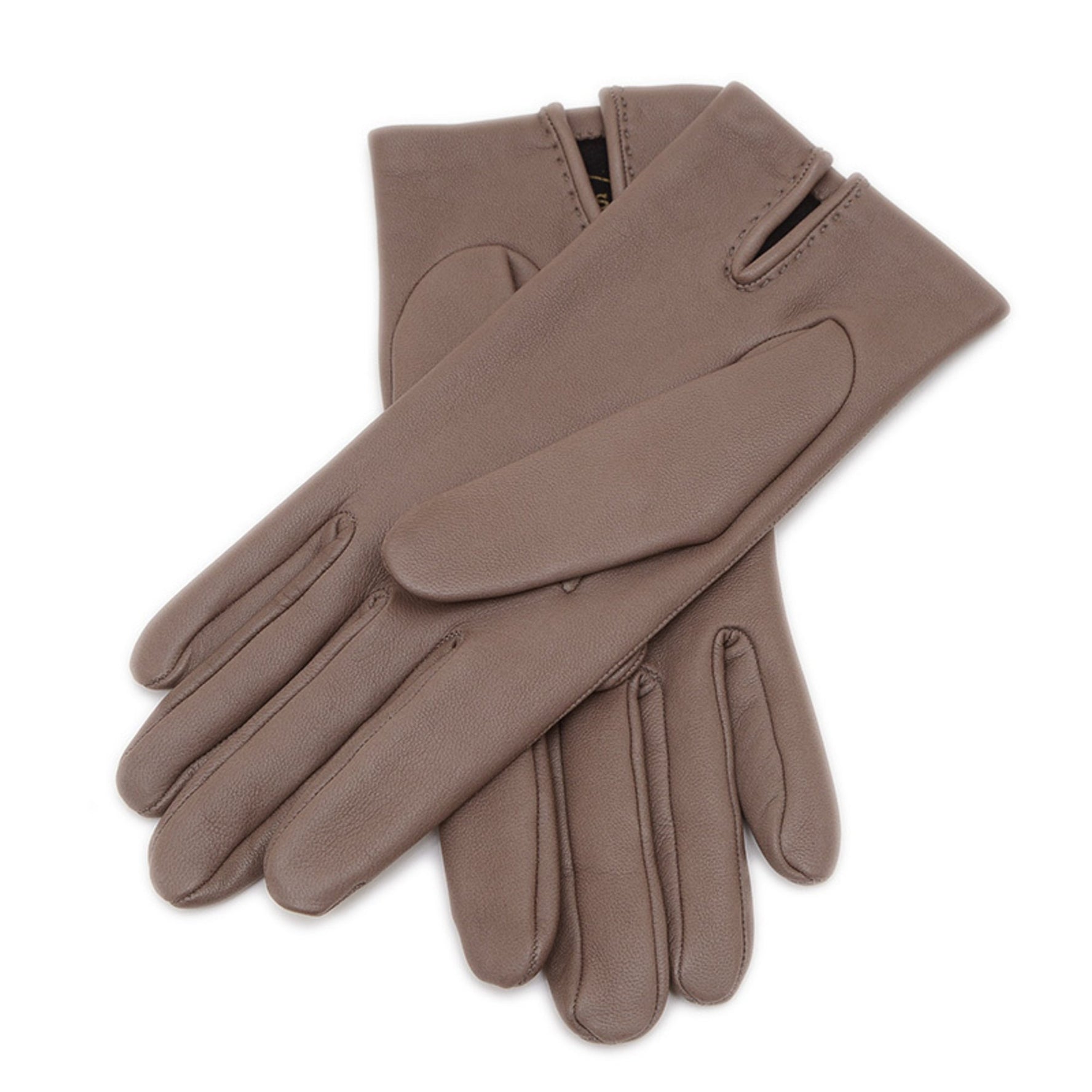 Hermes Leather Etoupe Gloves #7