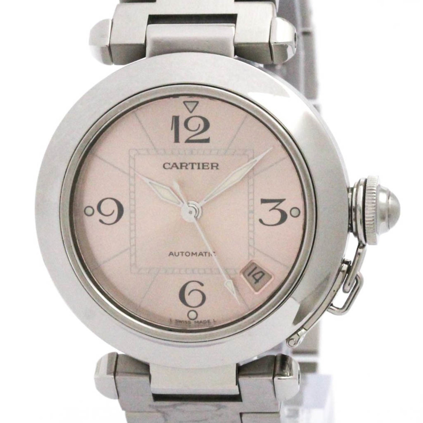 CARTIER Pasha C Steel Automatic Watch Polished