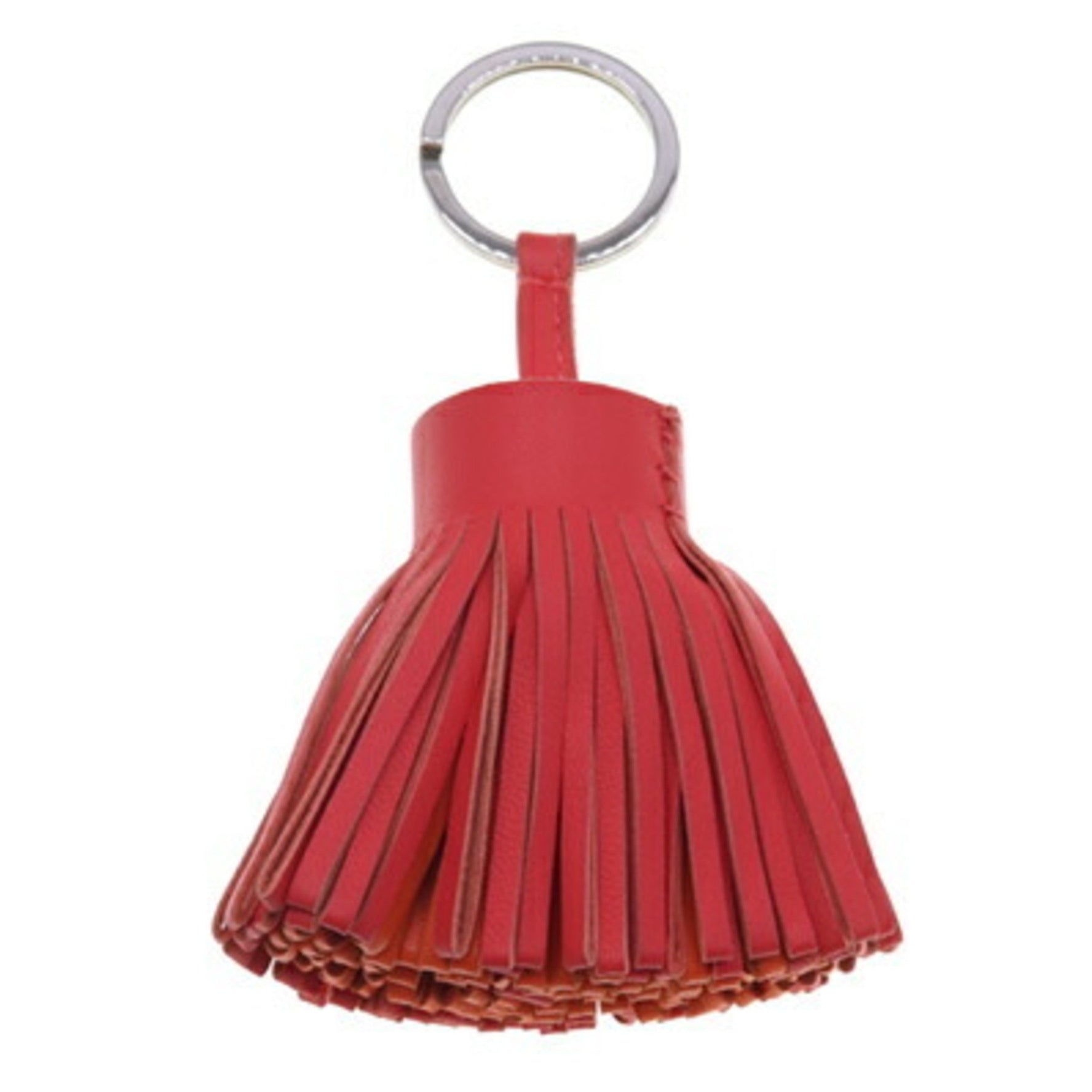 Hermes Carmen Bougainvillea Orange Anjo Miro Key Ring Bag Charm Tassel