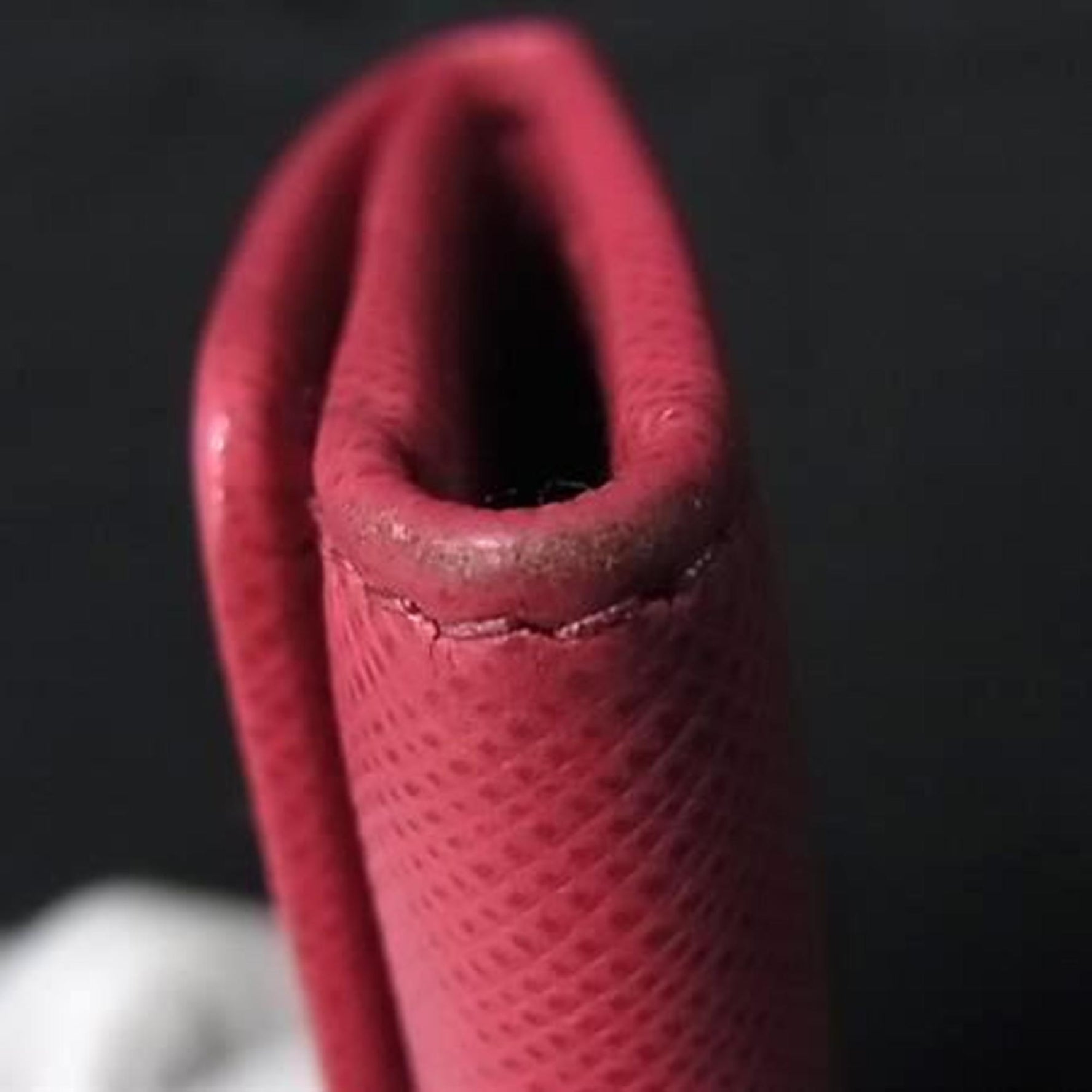 PRADA Saffiano Metal Case, Magenta Leather