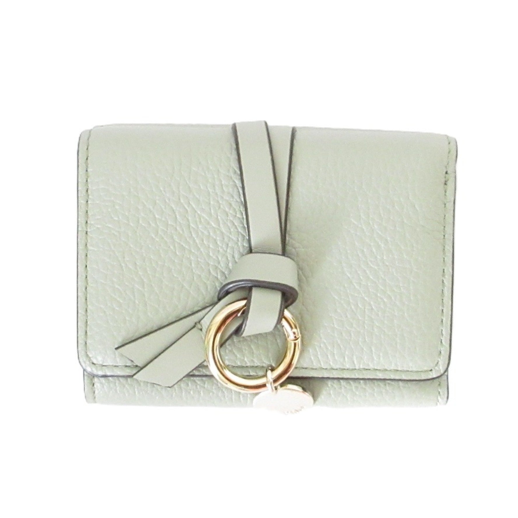Chloé Chloe Alphabet Mini Trifold Compact Wallet