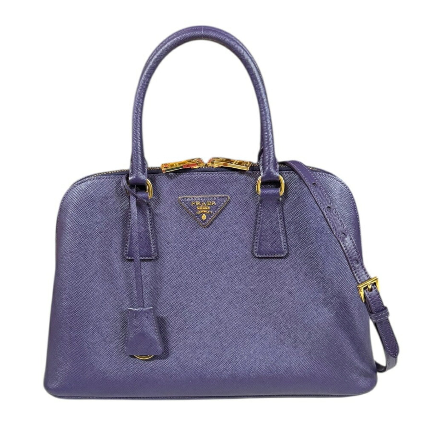 Prada Promenade Saffiano Shoulder Bag Leather