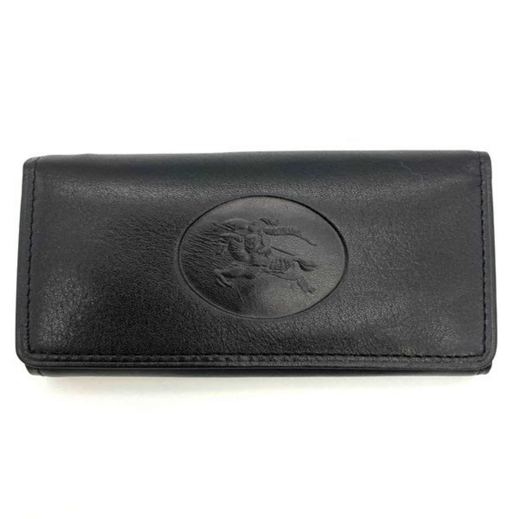 Burberrys Nova Check key case, leather