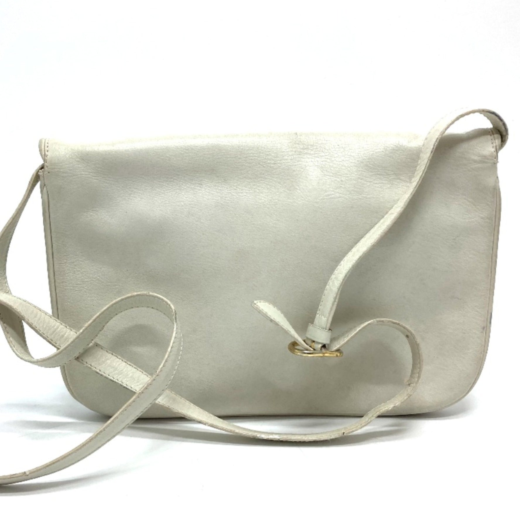 CELINE MacadamHardware Bag Crossbody Shoulder Bag GoldHardware