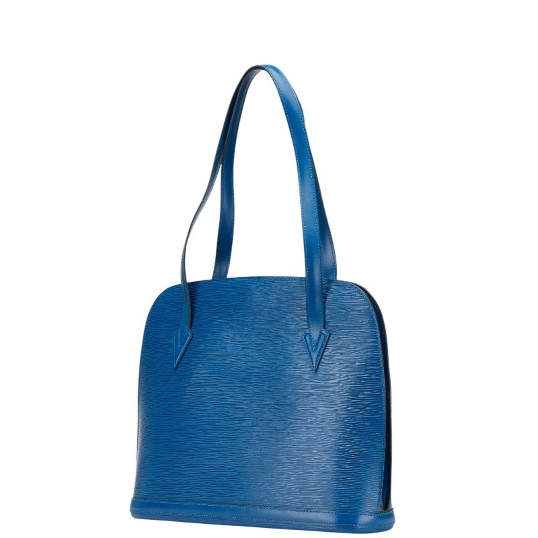 Louis Vuitton Epi Lussac Tote Bag/One-Shoulder Bag Toledo Blue Leather