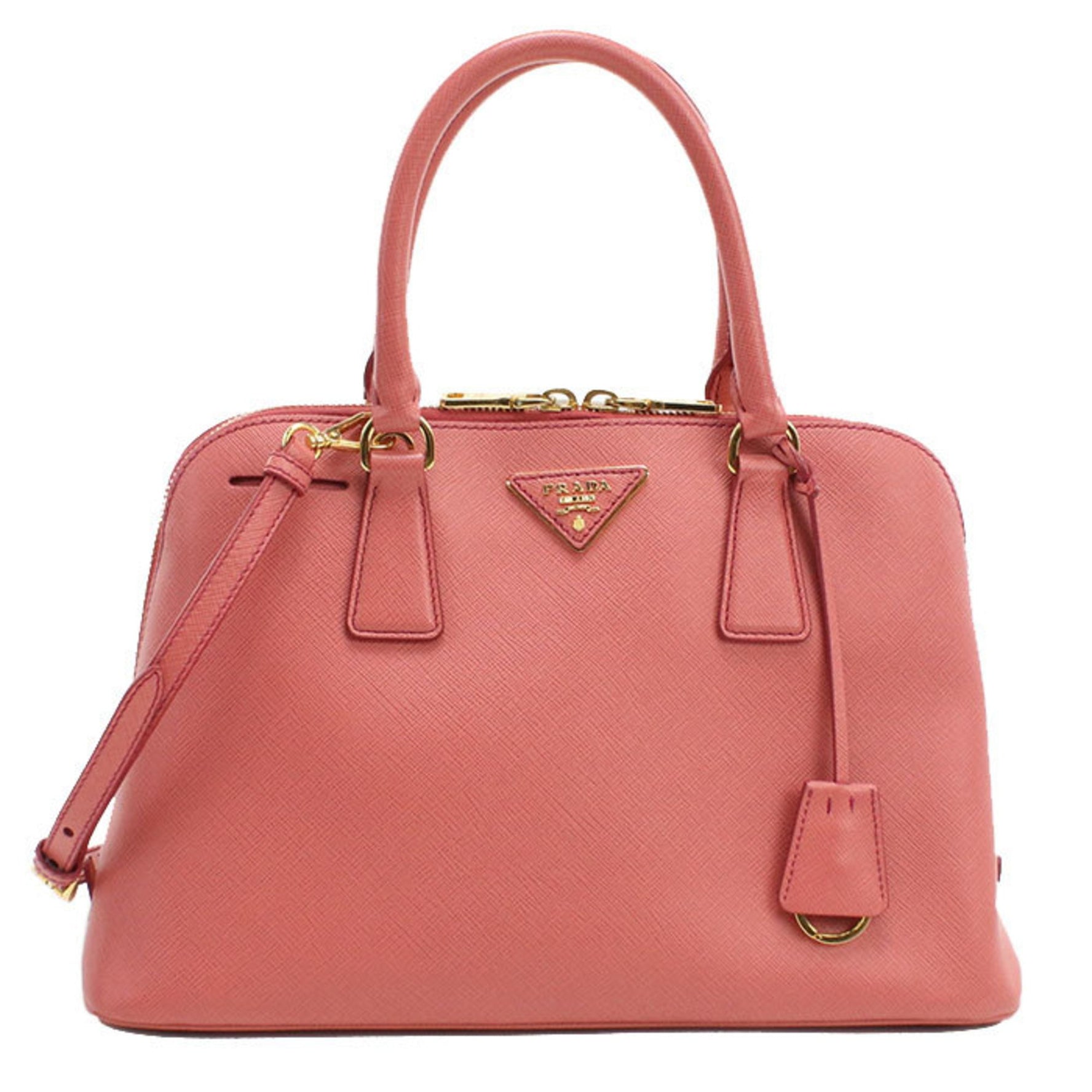 PRADA Handbag Saffiano Leather