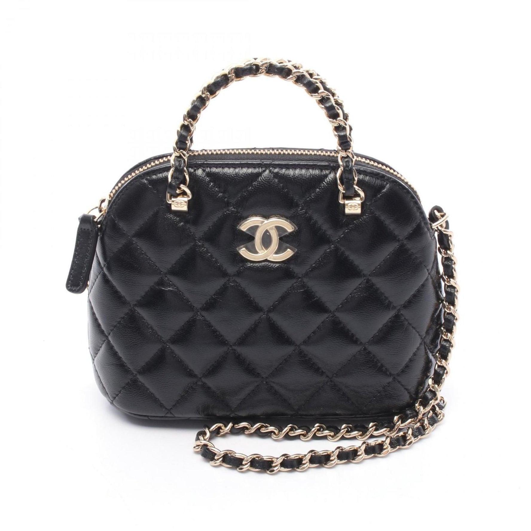 CHANEL Matelasse Shoulder Bag, Lambskin Leather