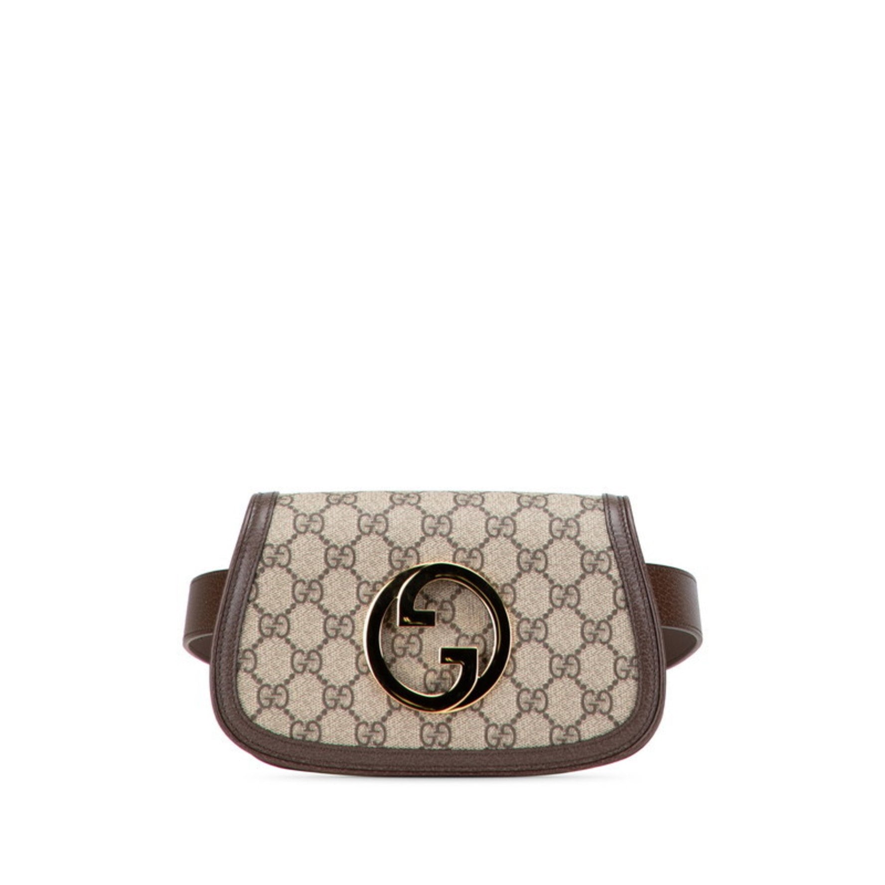 Gucci GG Supreme Blondie Belt Bag/Body Bag Beige/Brown Leather