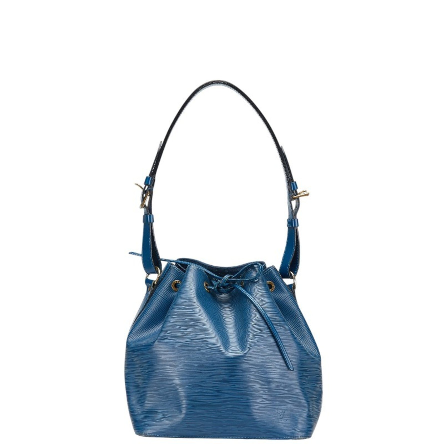 Louis Vuitton Epi Petit Noe Bag Toledo Blue Leather