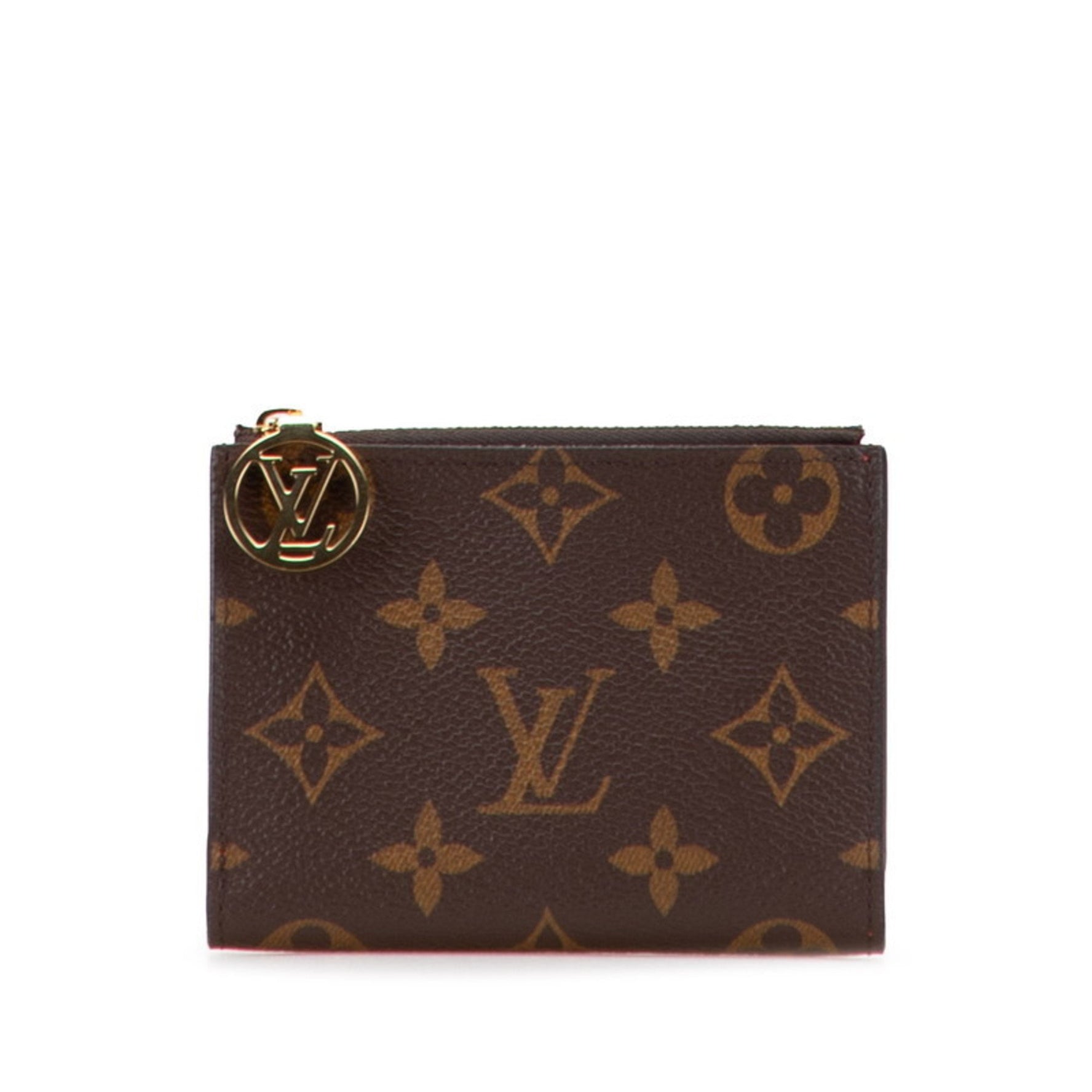Louis Vuitton Monogram Portefeuille Lisa Bifold Wallet Tonic Orange Leather LOUIS VUITTON