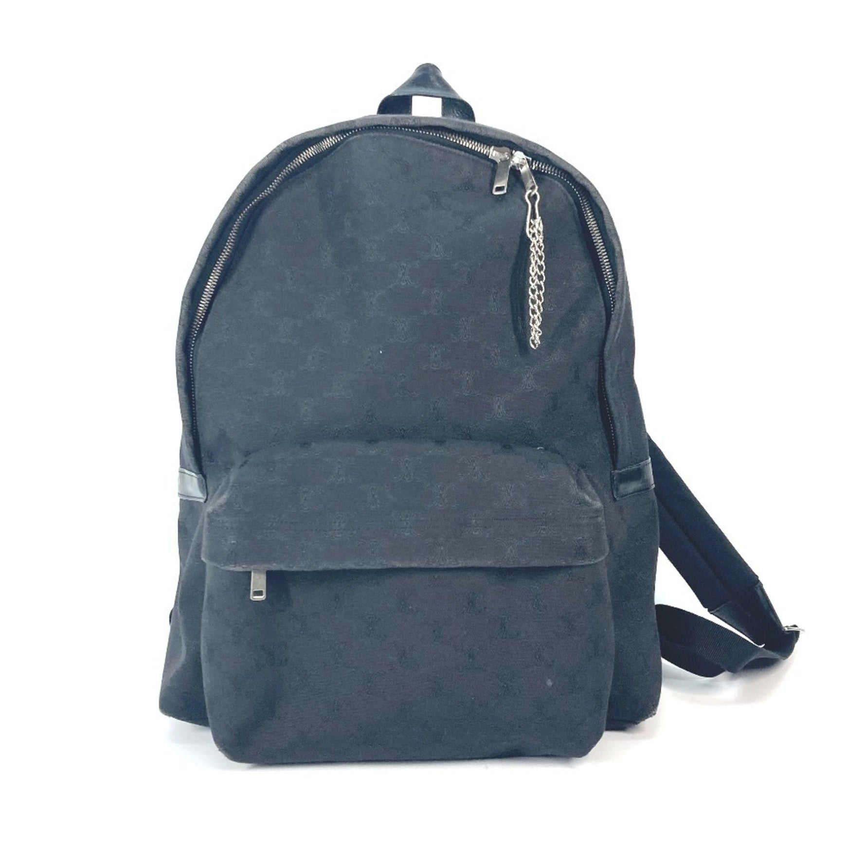 CELINE Triomphe Backpack Canvas Leather Men's
